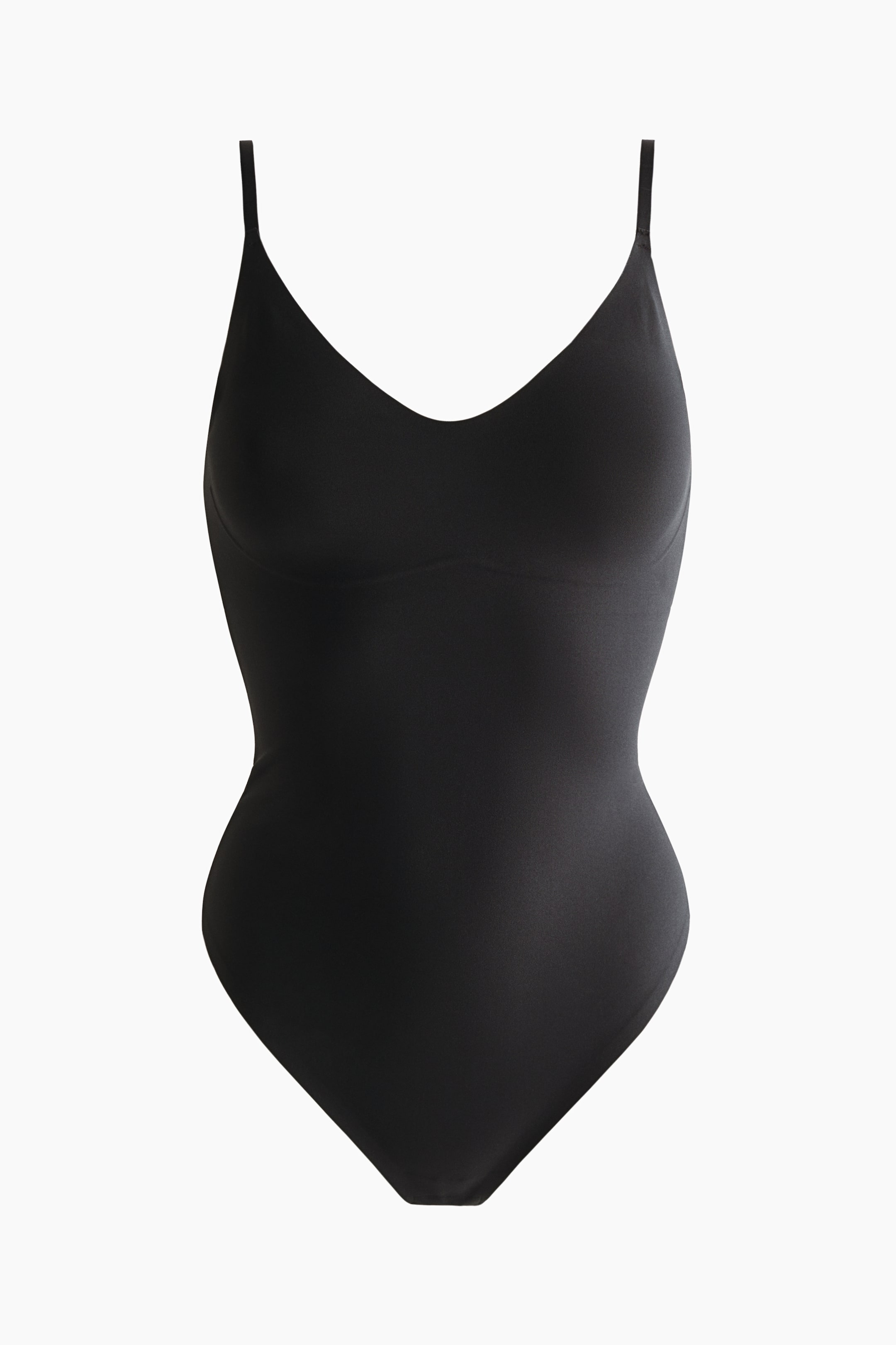View larger image: Light Shape Microfibre thong body - Black - Ladies | H&M GB 1