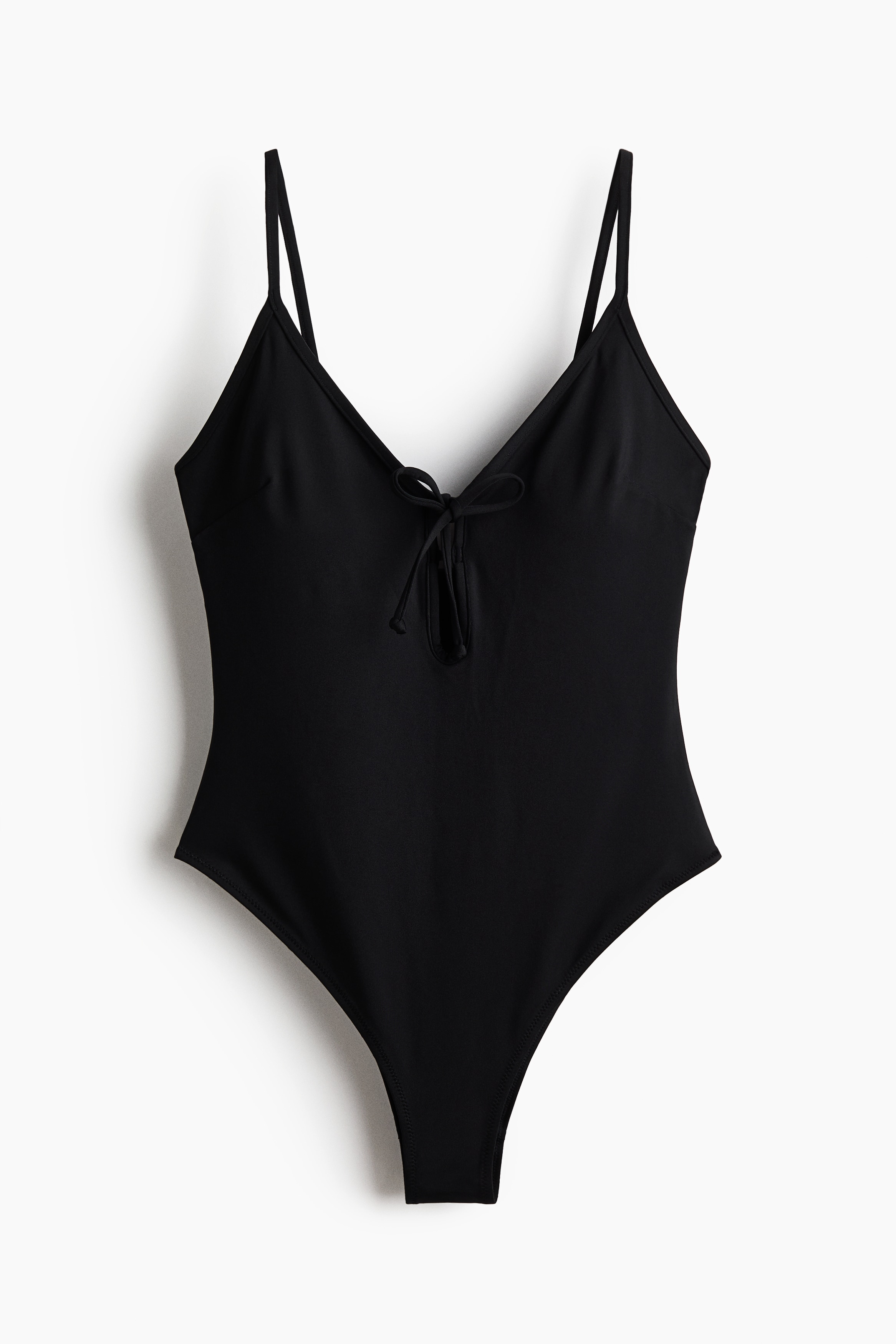 Traje de baño con relleno High Leg - Negro/Azul marino