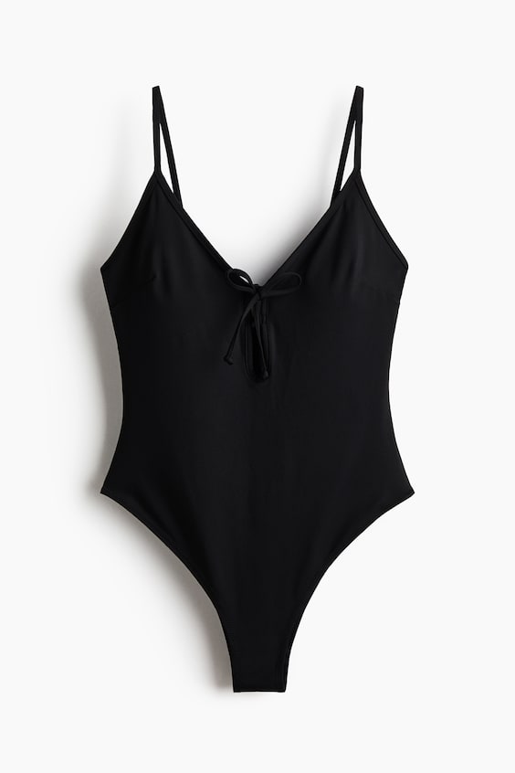 Женские купальники H&M Padded-Cup High-Leg Swimsuit
