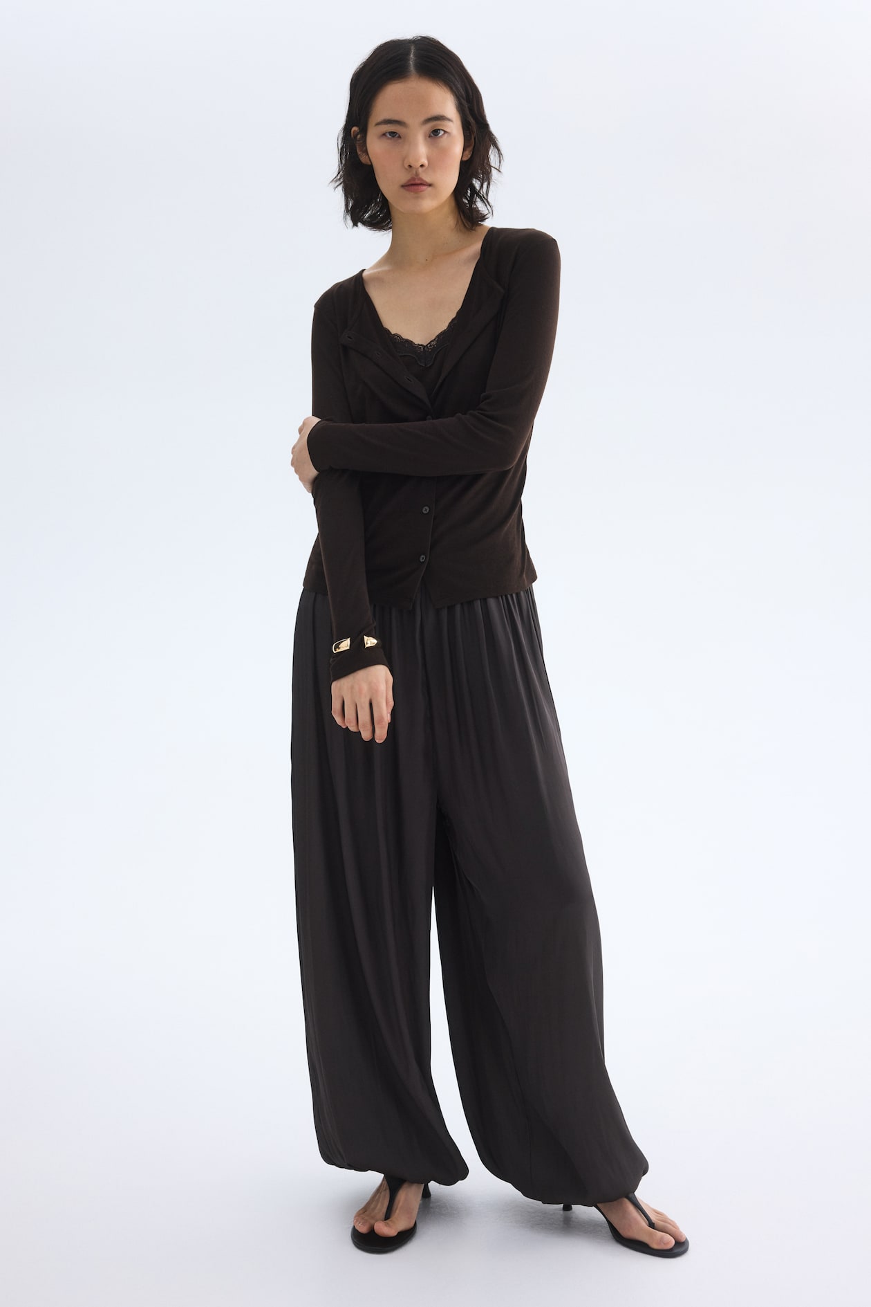 Layered Cardigan - image 4