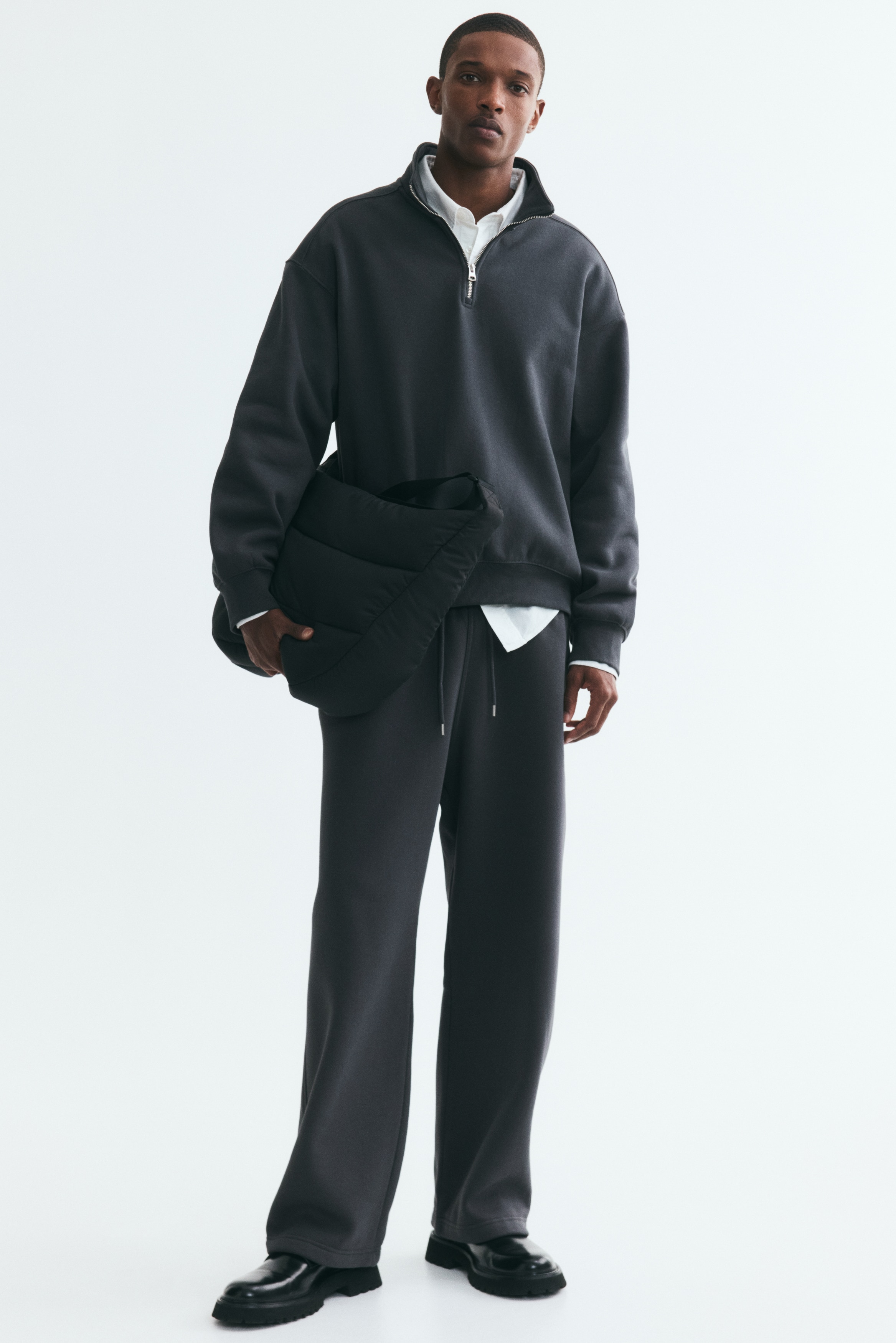 Loose Fit Sweatpants - Dark grey/Grey/Brown/Light grey marl/Black/Cream/White