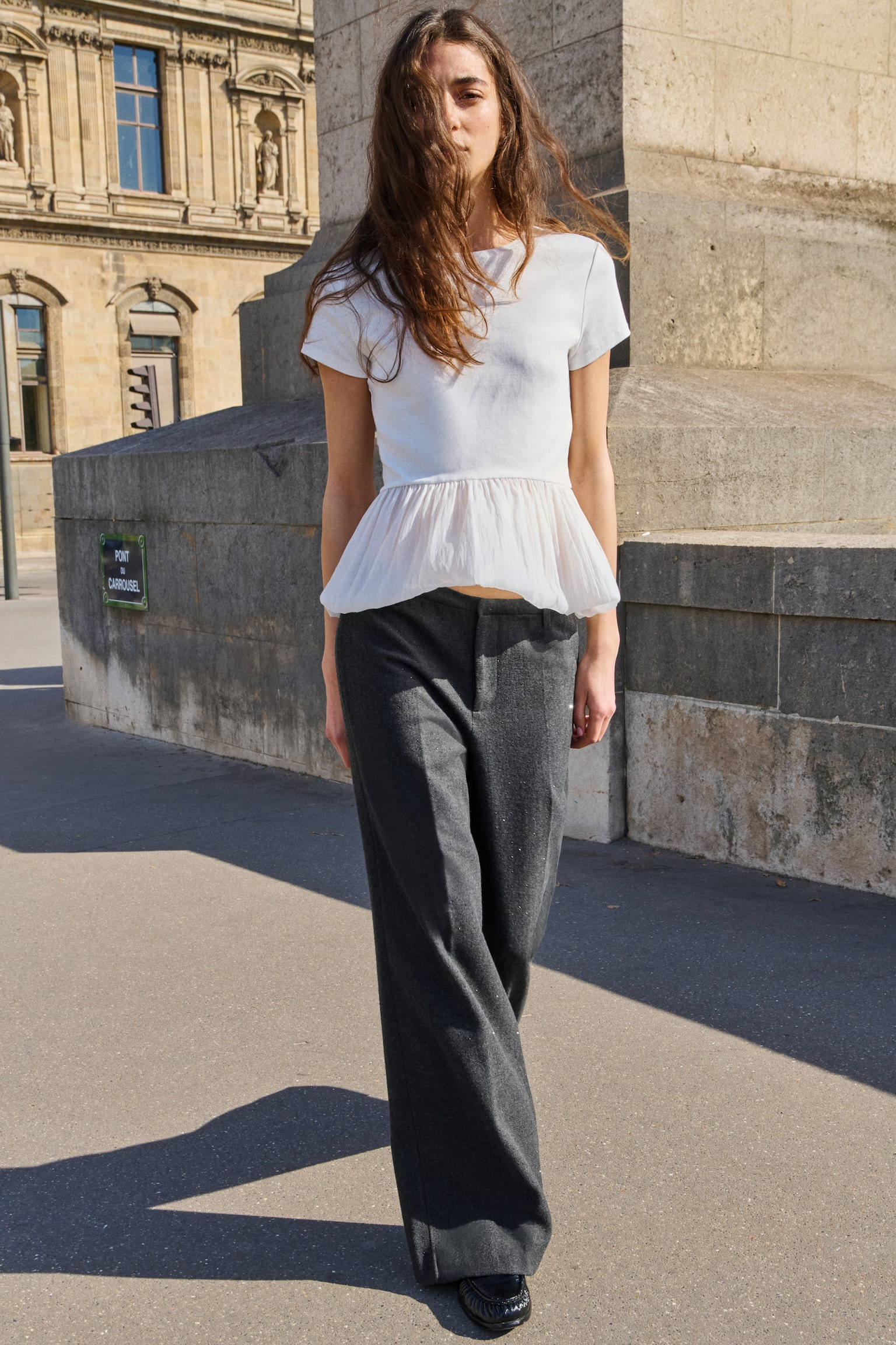 Embellished trousers - Dark grey - 5