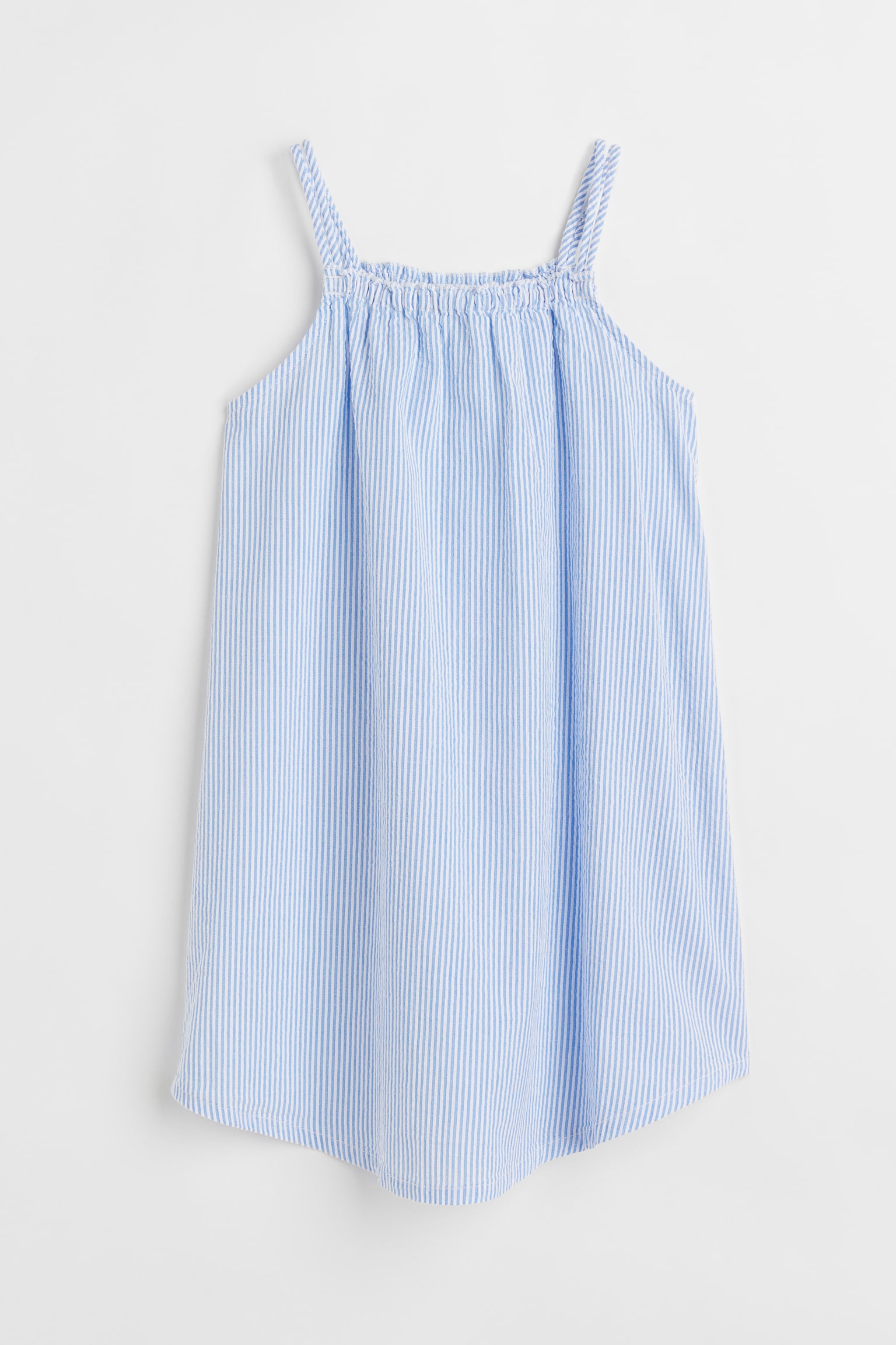 Cotton dress - Blue/Striped