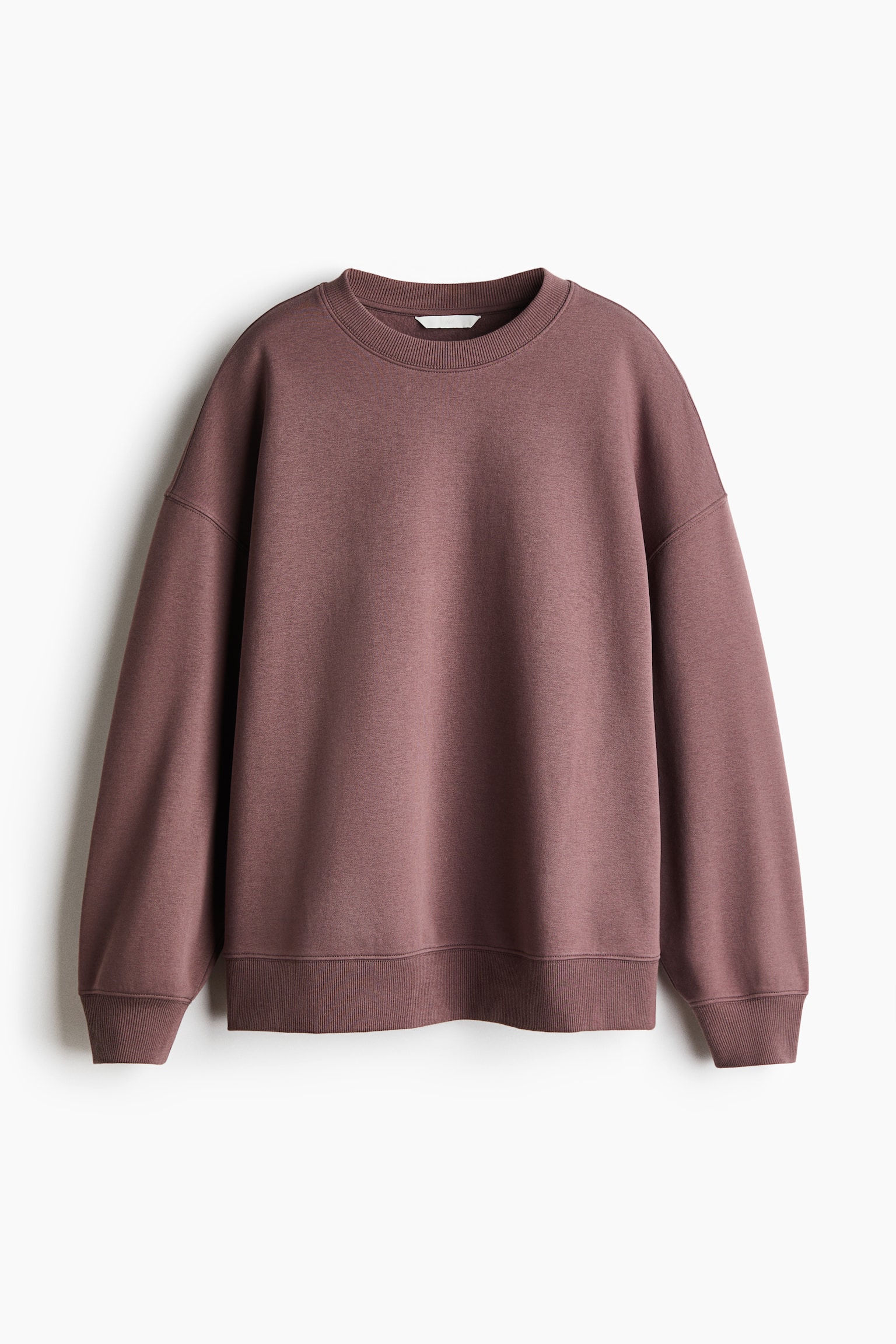 Bluza oversize - Brązowoszary/Burgundowy/Ciemny szarobeżowy/Czarny/Jasnoszary melanż/Antracytowoszary/Granatowy - 1