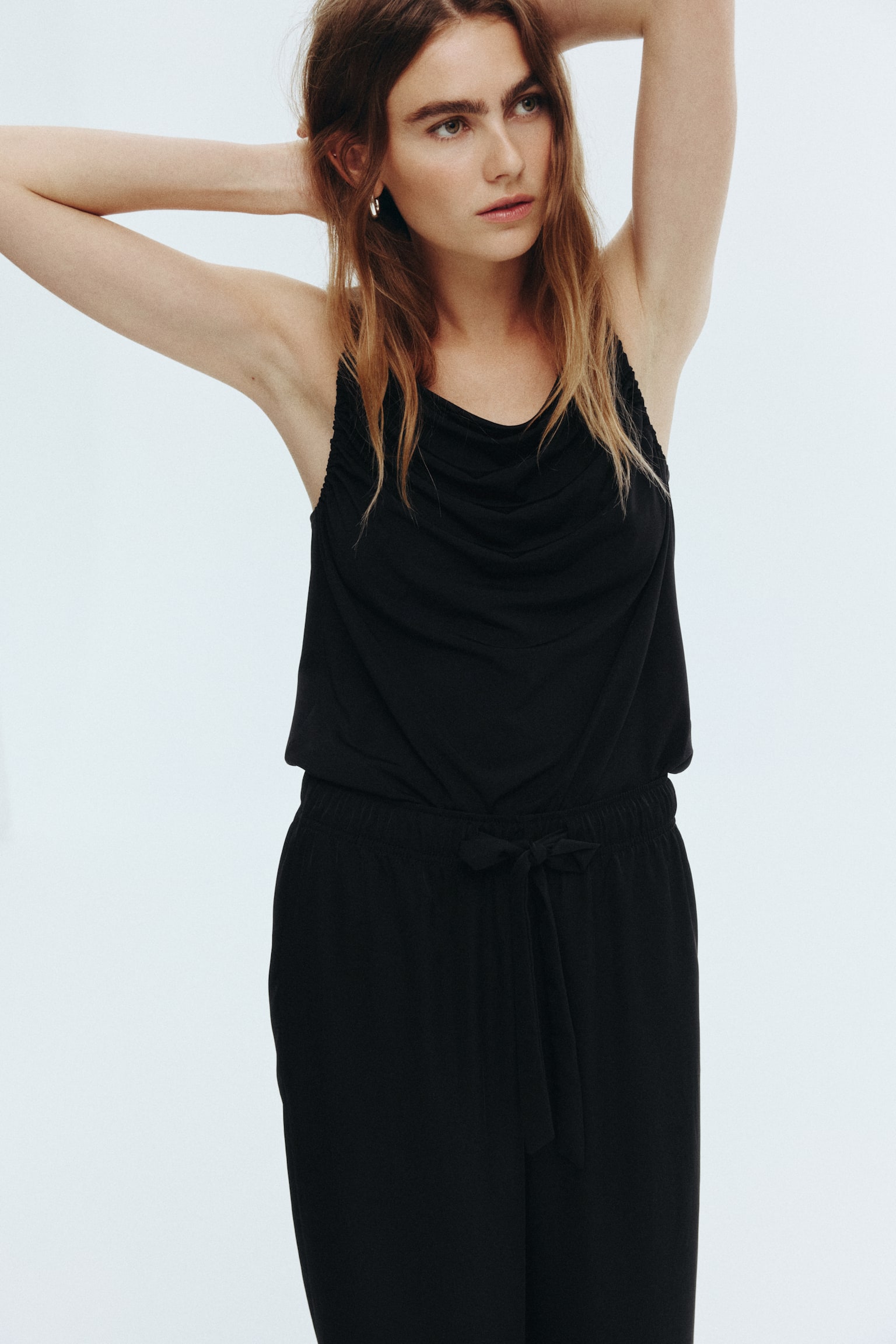 Quần dài ống rộng - Màu đen/Màu kem/Hoa văn/Màu đỏ rượu - 3