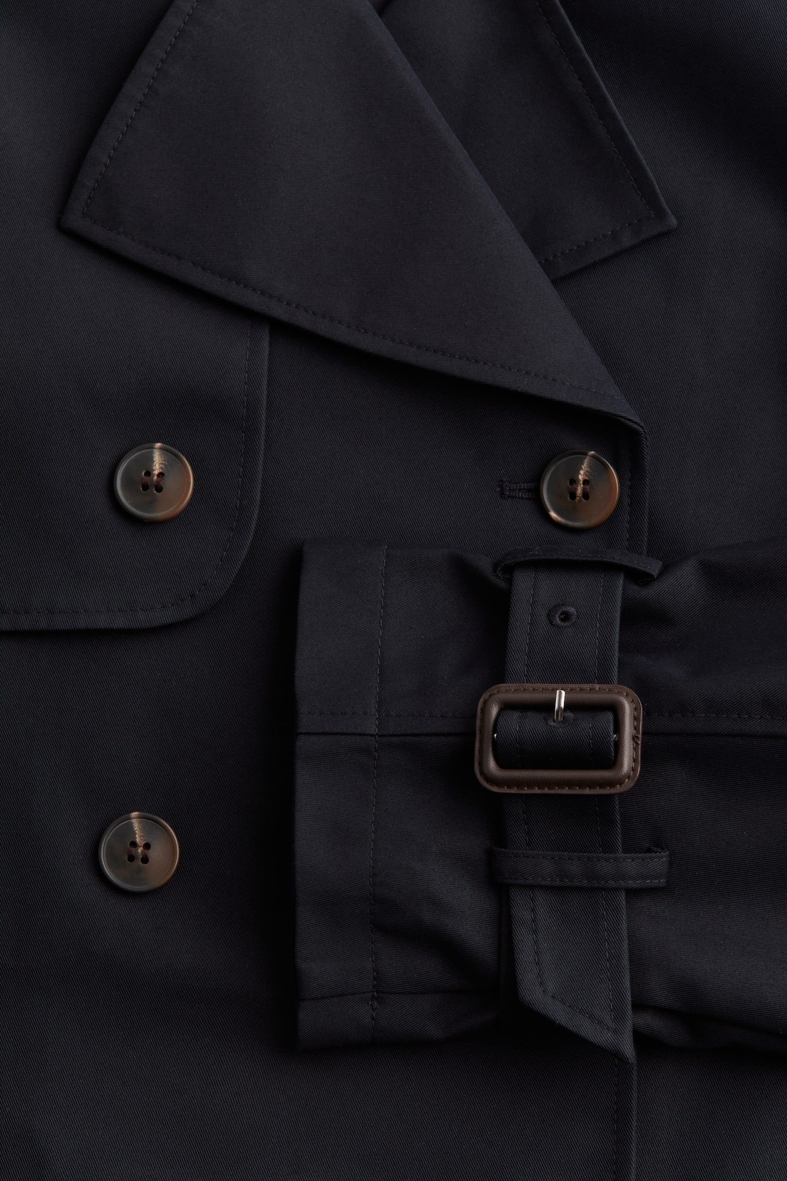 Trench-look jacket - Navy blue/Black/Dark khaki green/Beige - 5