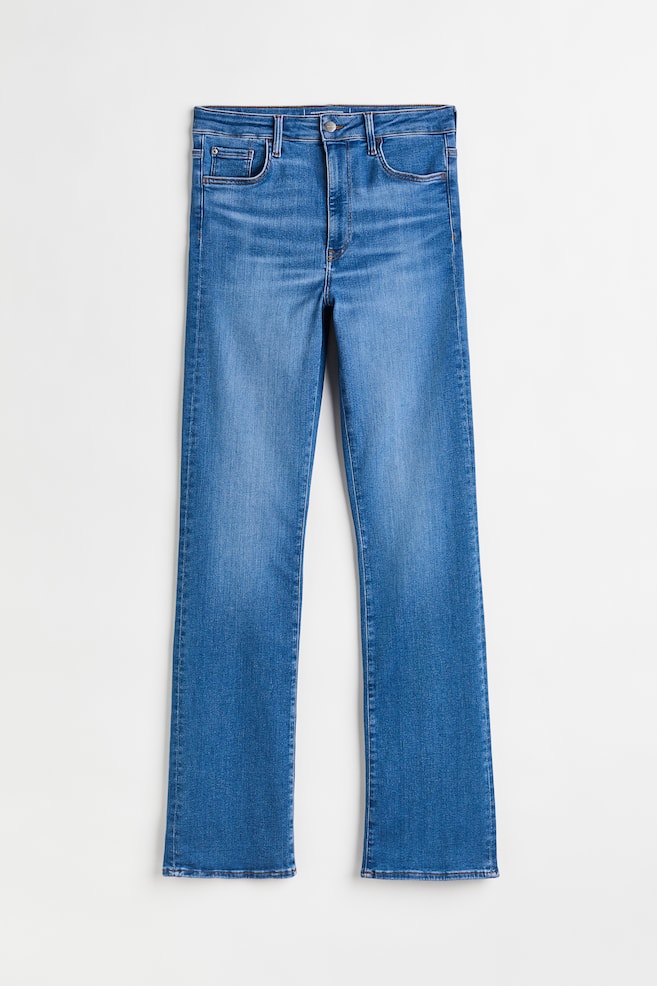 H&M+ True To You Bootcut High Jeans - Denimblå/Svart/Mörk denimblå - 1