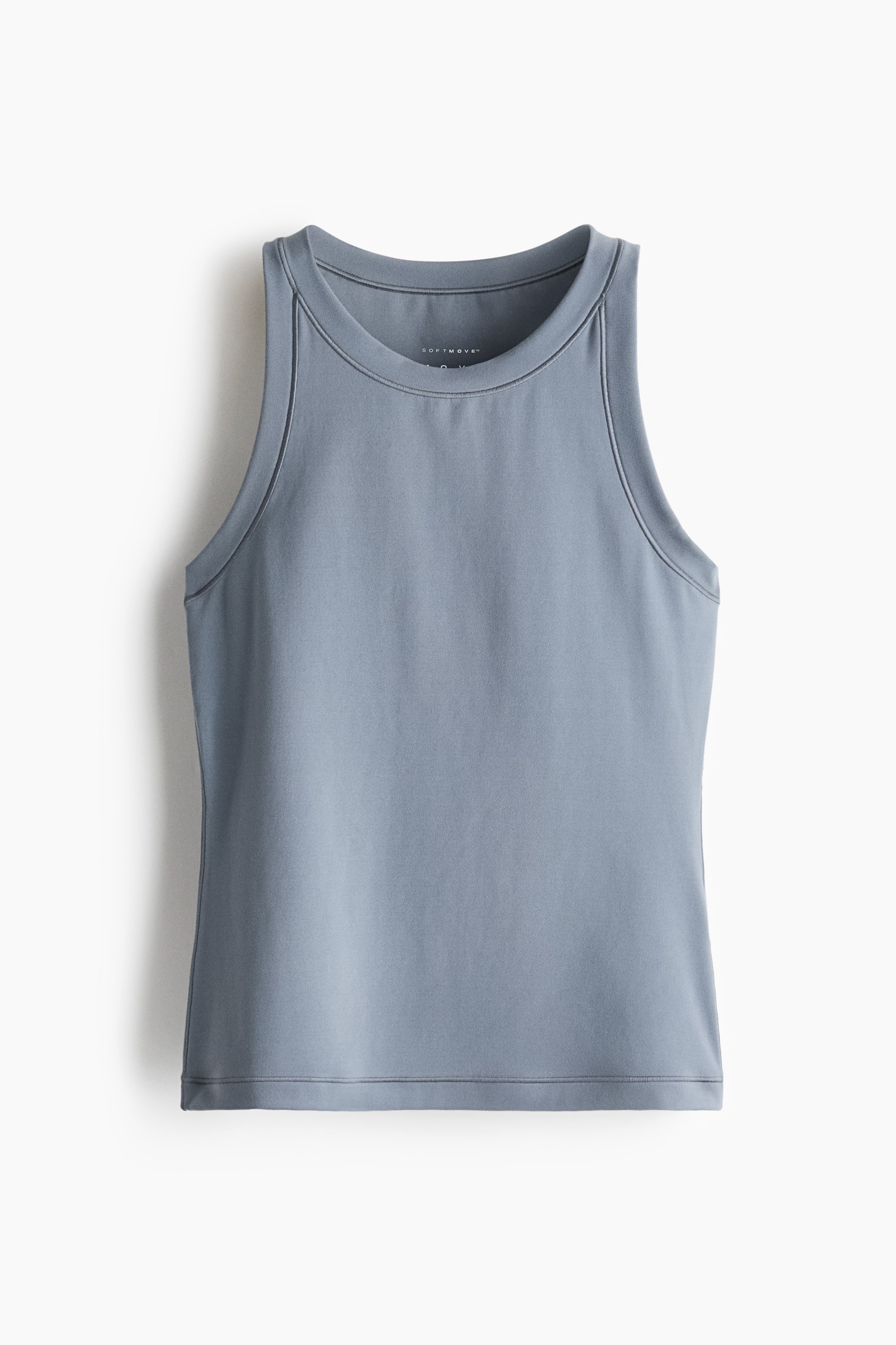 View larger image: Slim Fit sports vest top with SoftMove™ - Cold clay - Ladies | H&M 1