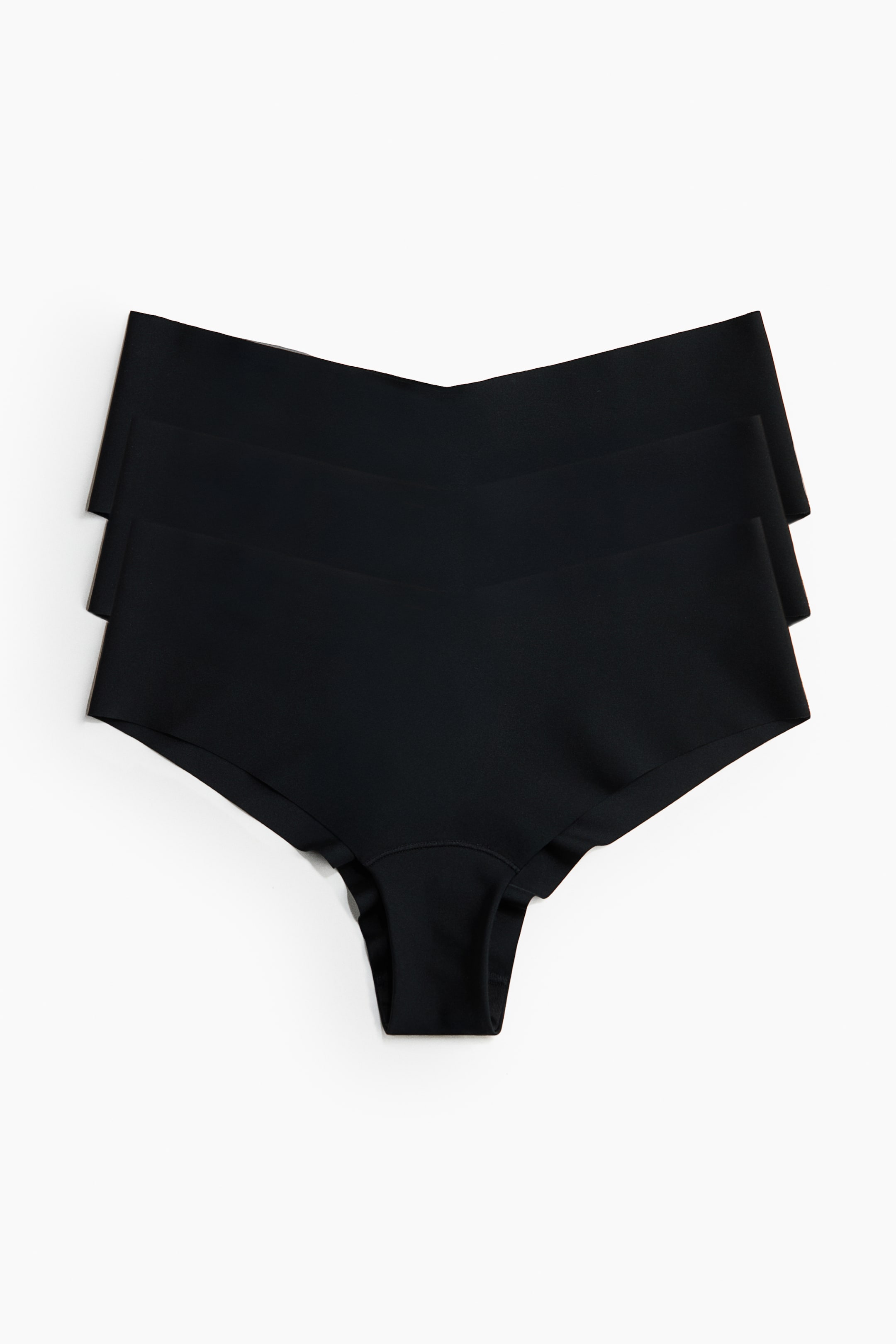 Grösseres Bild ansehen: 3-pack invisible hipster briefs - Black - DAMEN | H&M CH 1