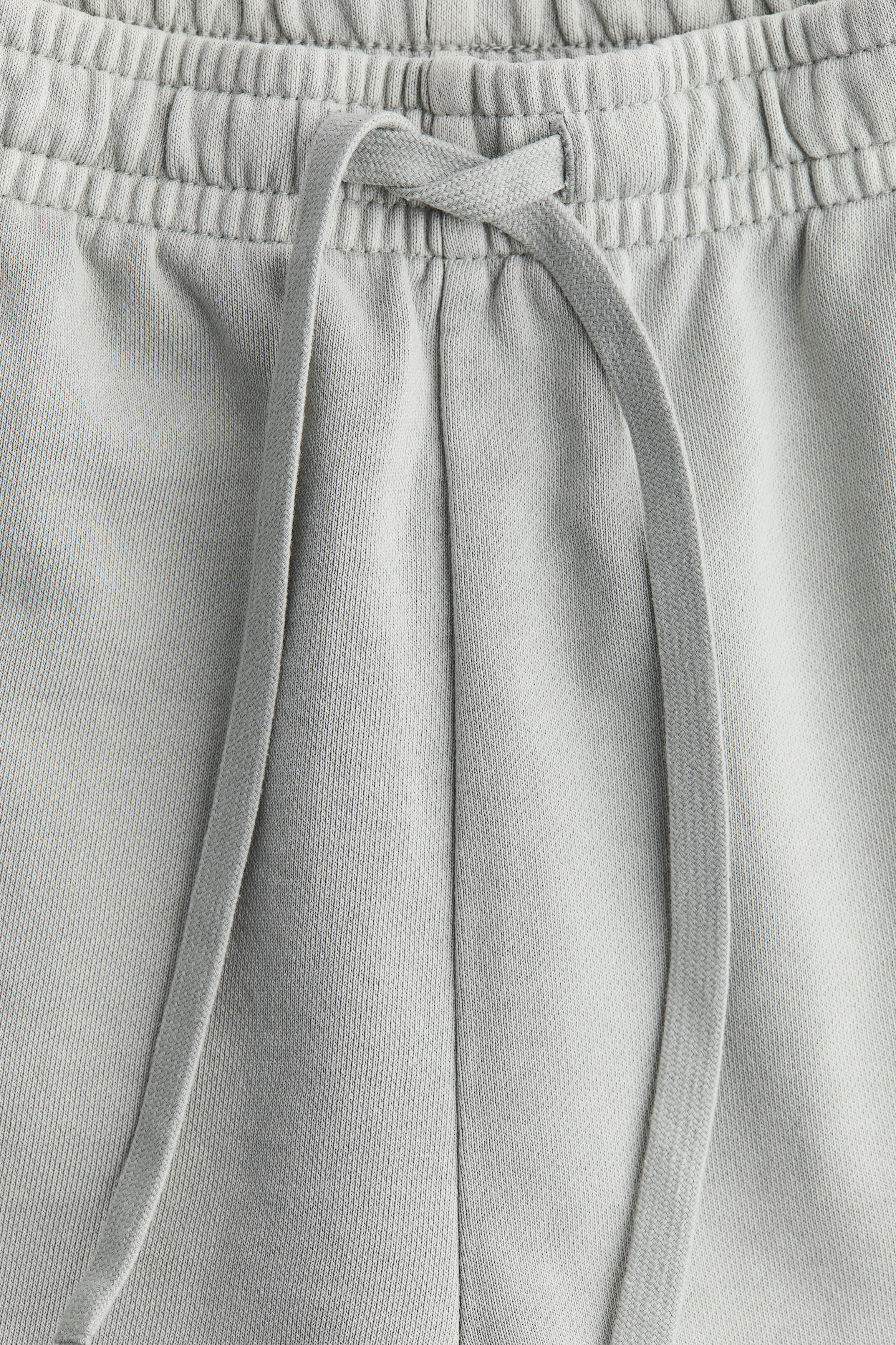 Washed cotton sweatshorts