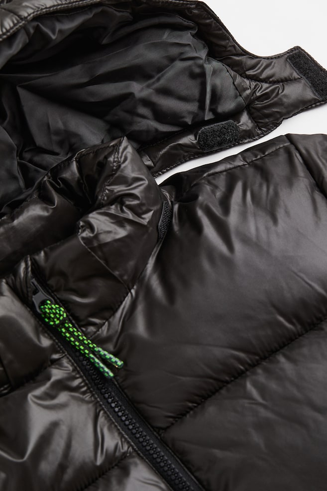 Water-repellent puffer jacket - Black - 6