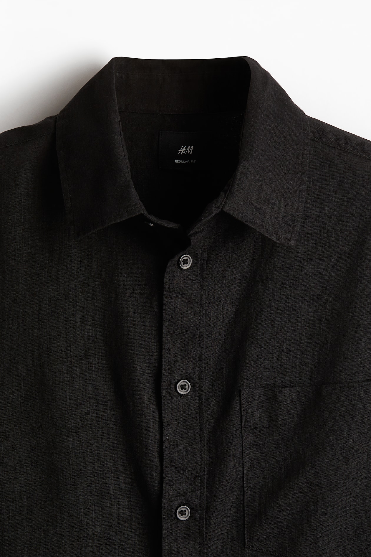 Bellstone Camicia Kurta Uomo Misto Cotone Taglio Dritto - Nero Taglia M - Casual Chic