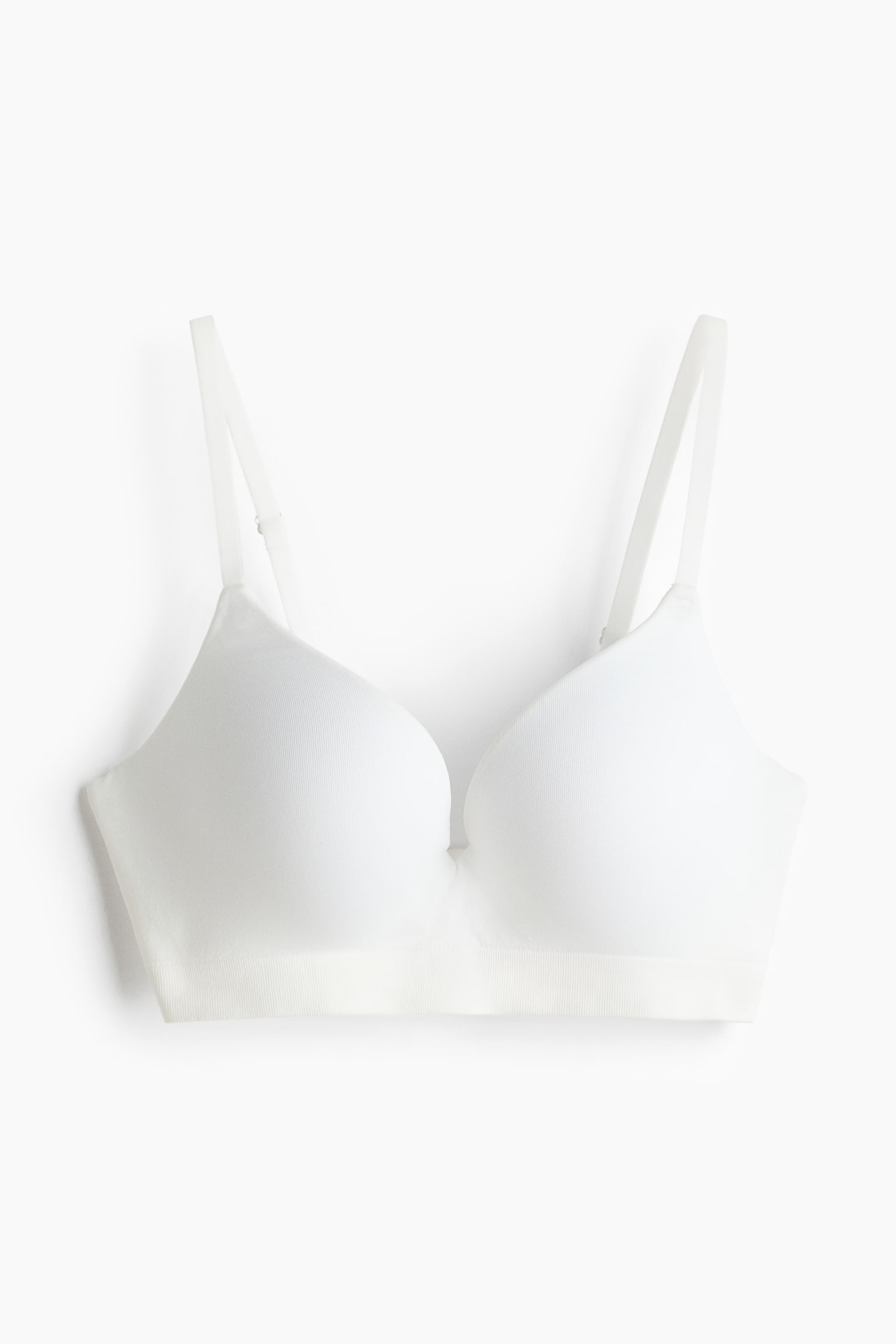 Seamless Push-up Bra - White/Beige/Black/Light pink/White/Gray melange