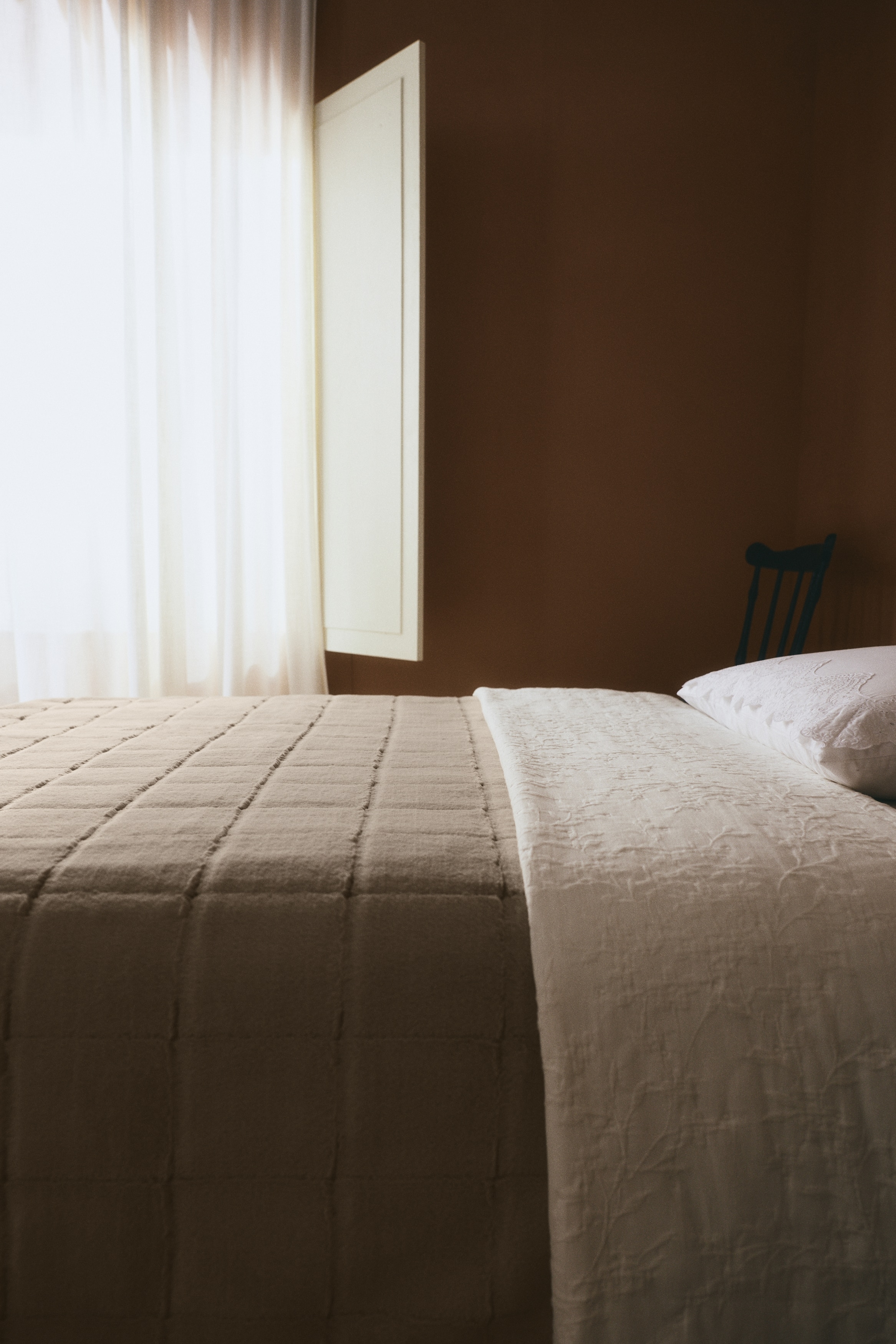 Fluffy blanket - Light beige/Beige