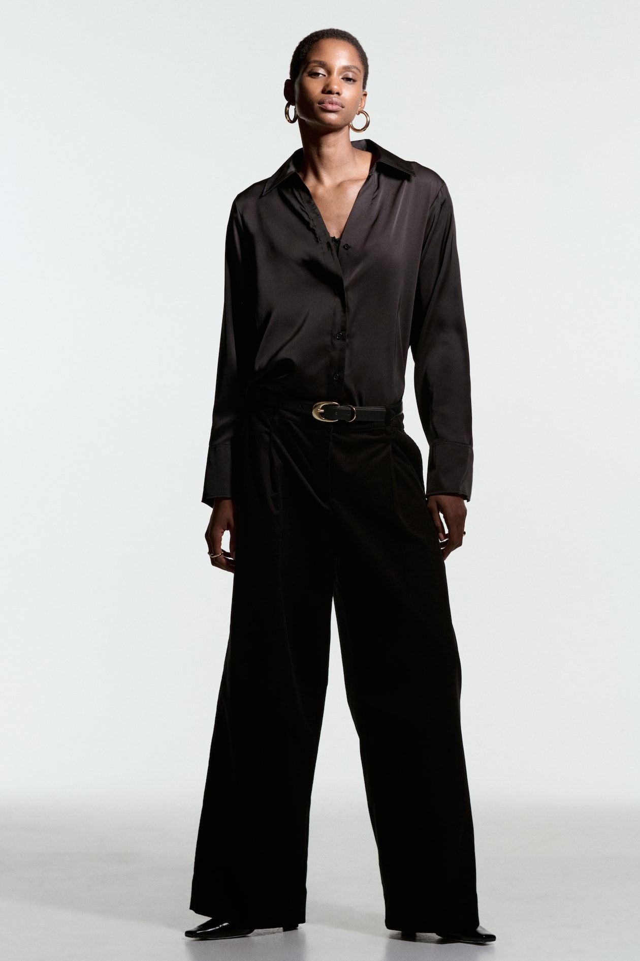 Wide-Leg Corduroy Pants - image 2