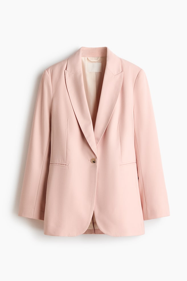 Blazer à fermeture droite - Rose/Noir - 1