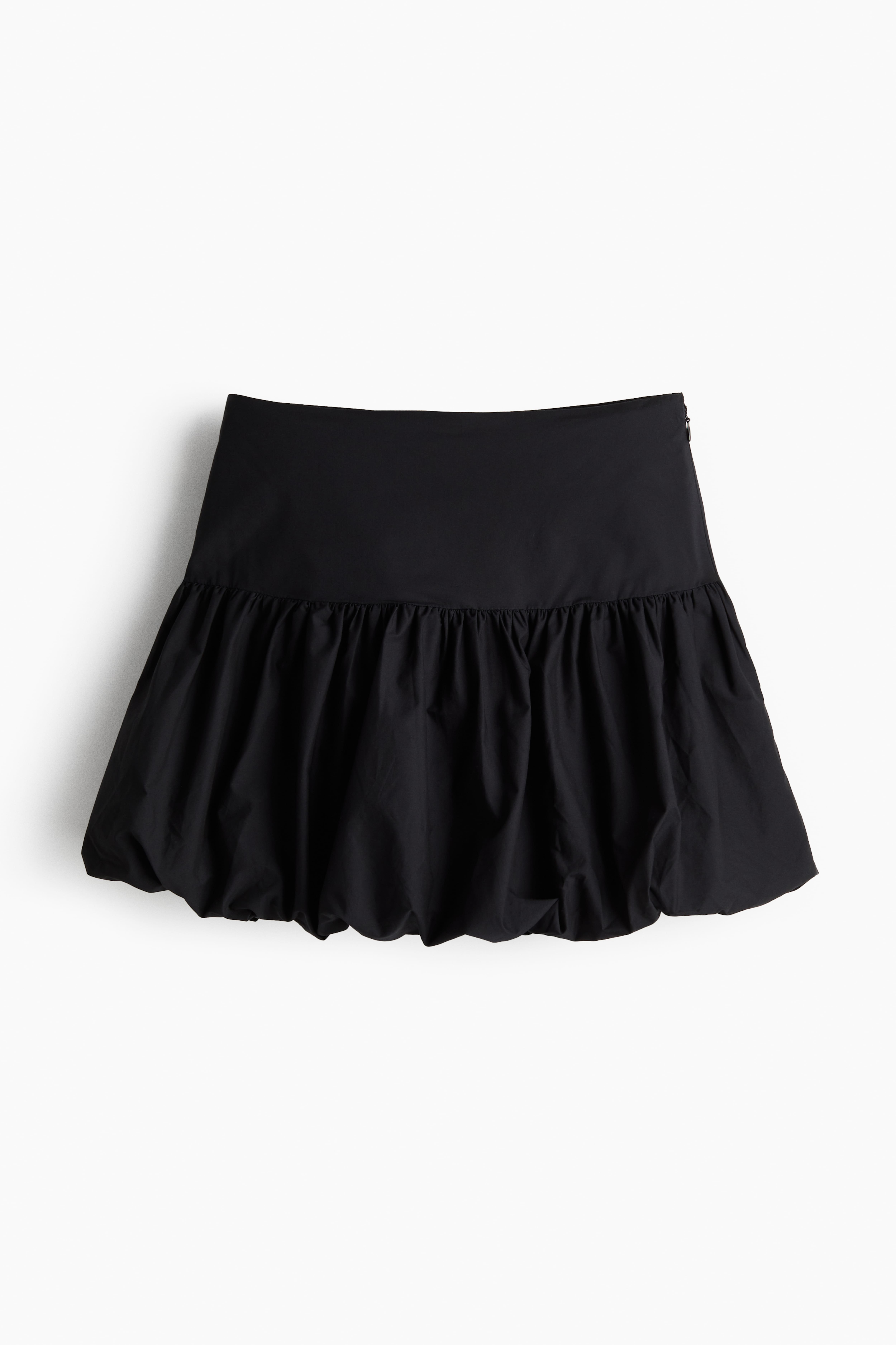 H&m black pleated mini skirt best sale