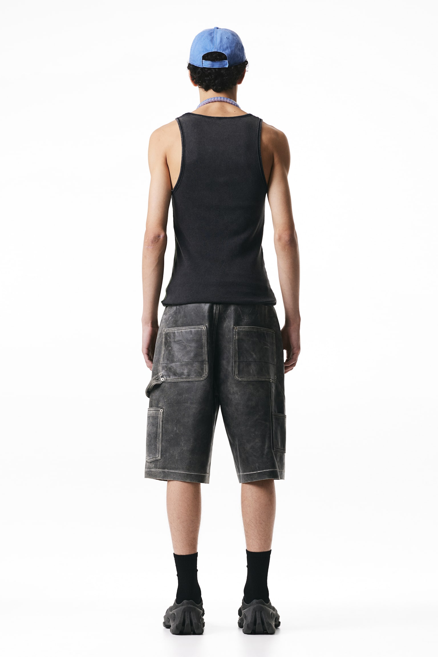 Rib Tank - Black/Cream - 3