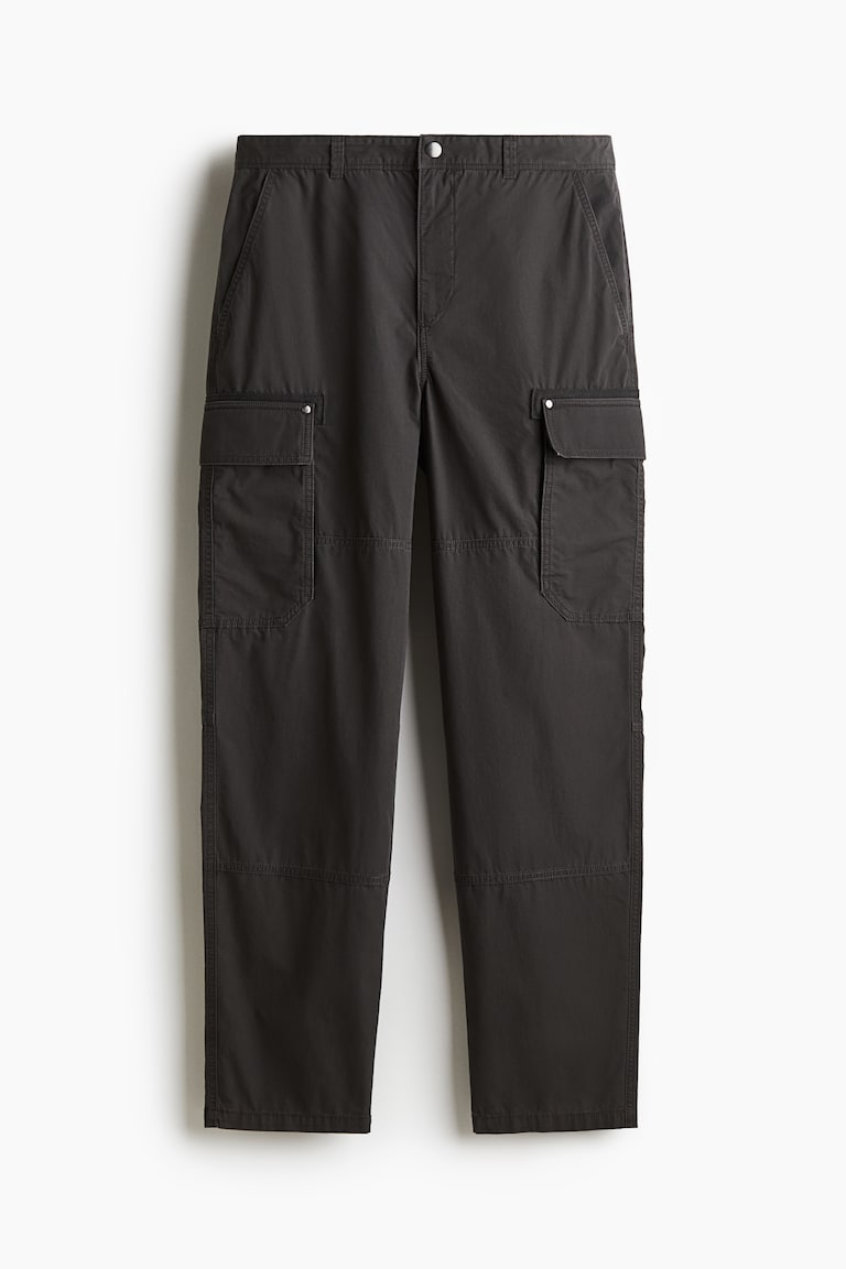 Hm Relaxed Fit Cargo Pants Cargo Pants Cropped Trousers Mens H&amp