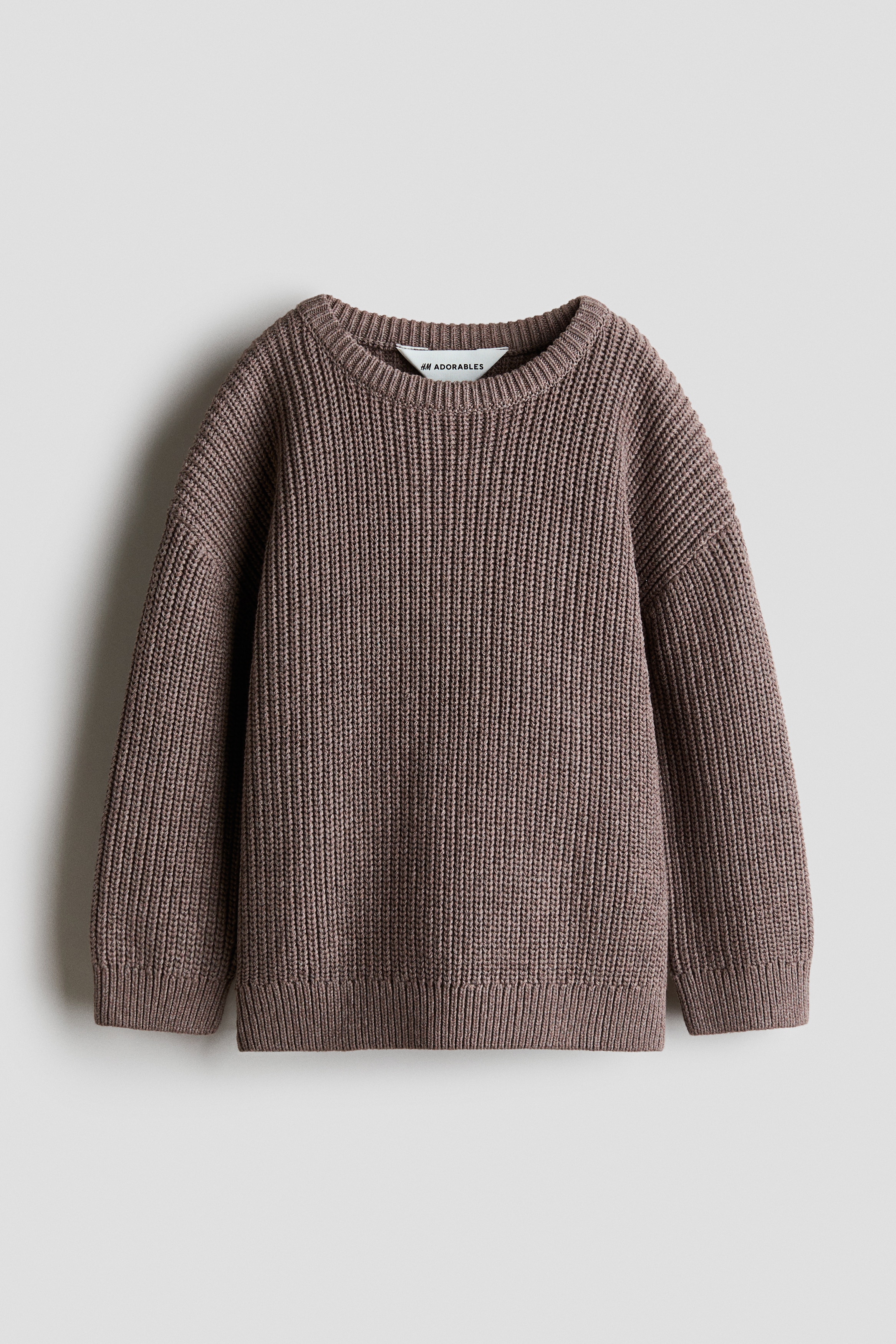 Patent-knit cotton jumperModel