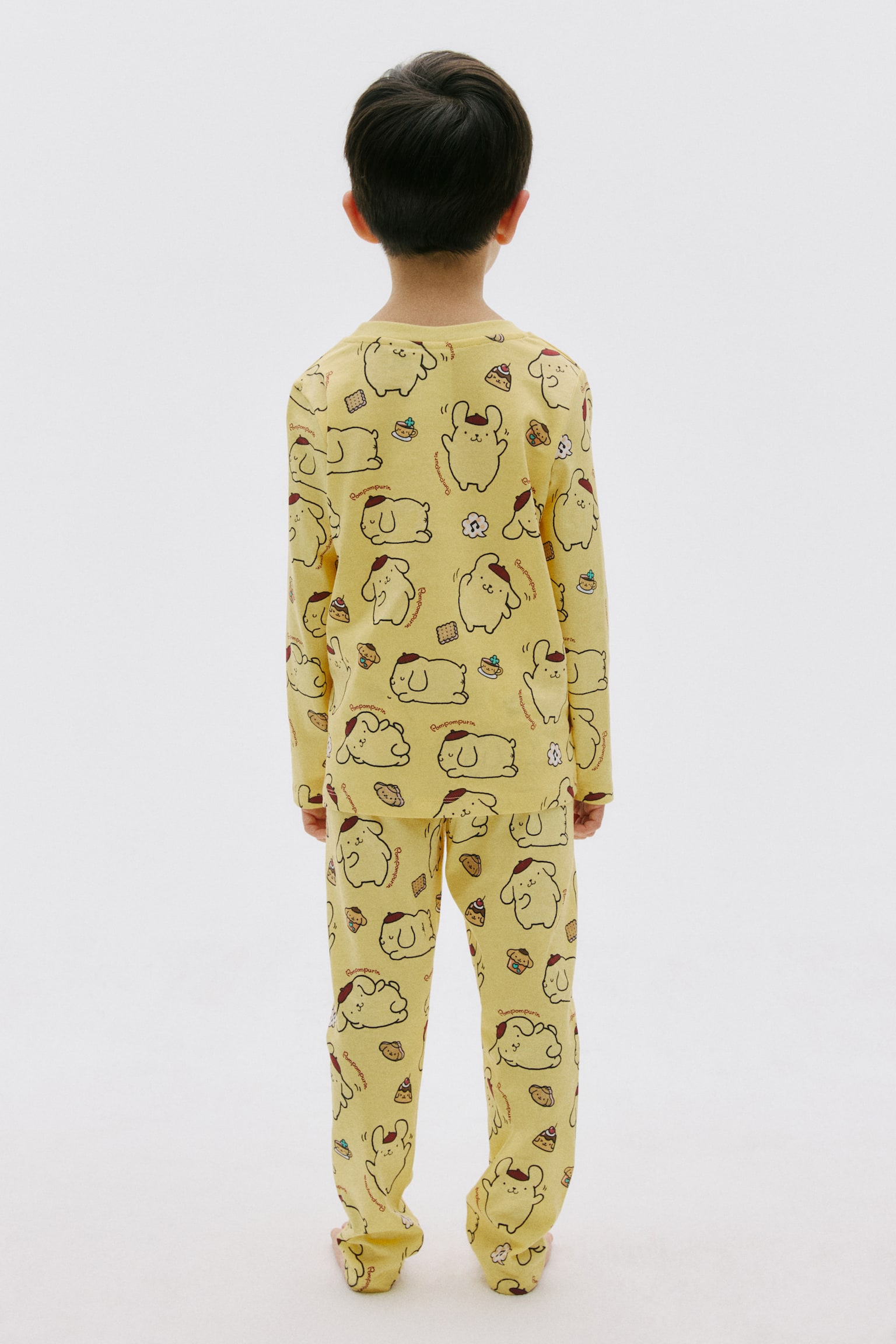 Printed cotton pyjamas - Yellow/Pompompurin/Dark grey/Badtz-Maru/White/Pochacco - 5