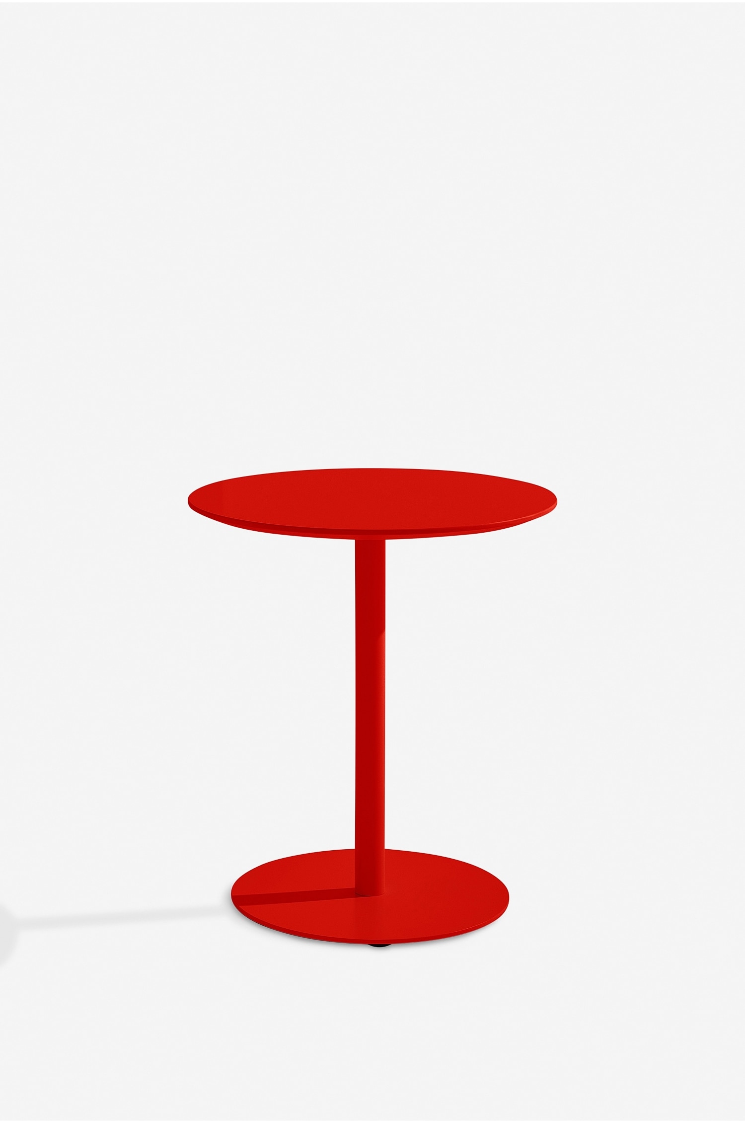 Pastill - Margot Runt Sidobord - Röd