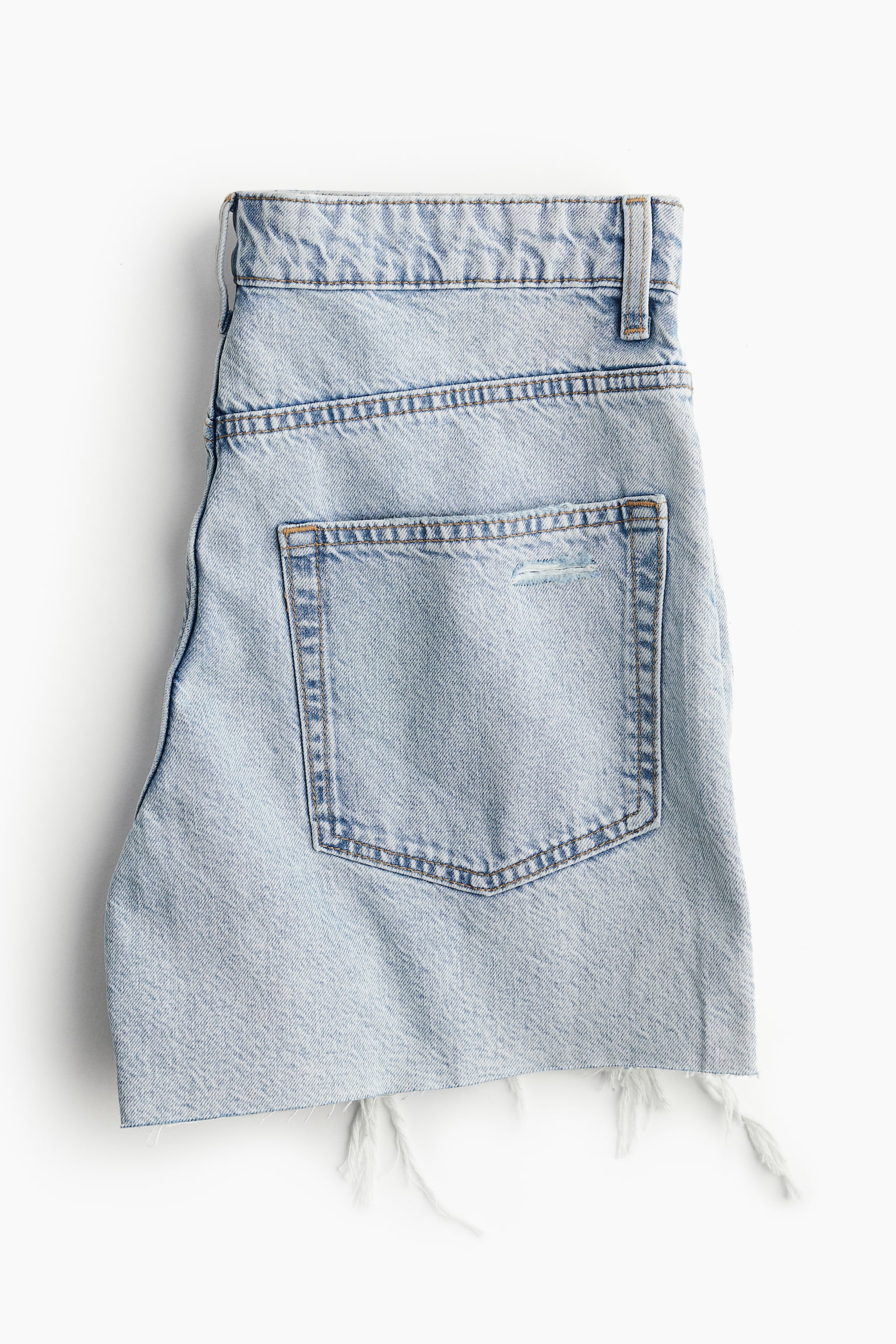 Regular Denim shorts - Pale denim blue/Denim blue/Black - 6