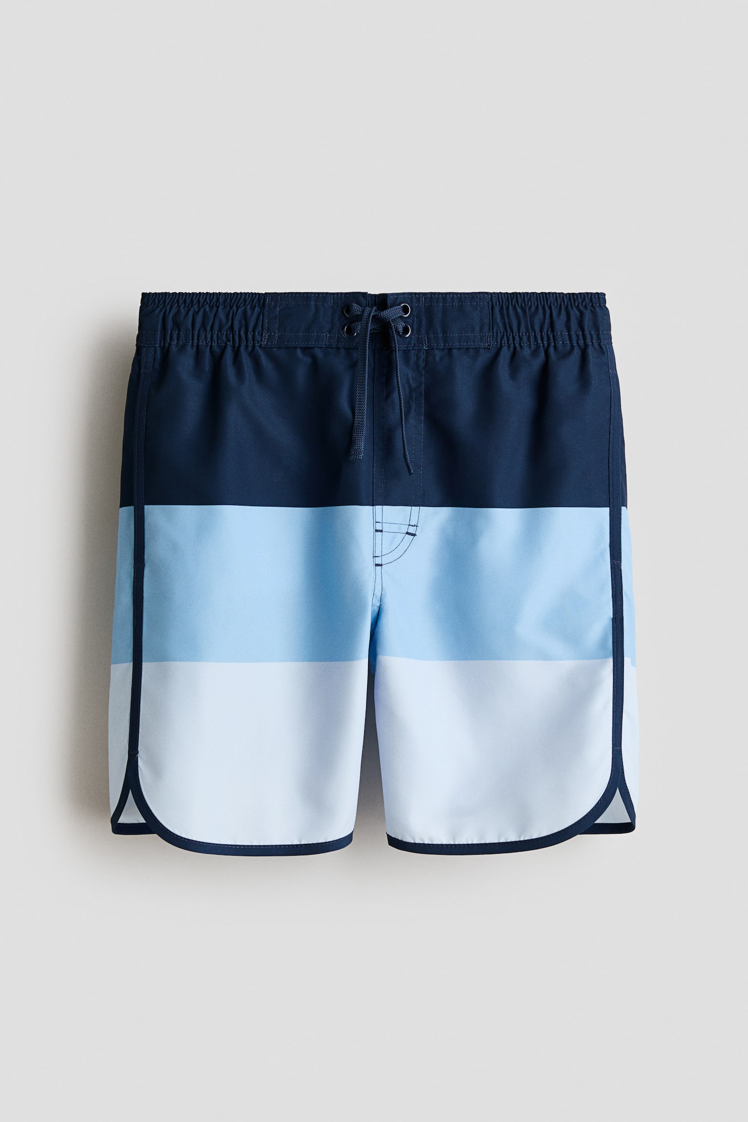 Badeshorts - Blå/Blokfarvet