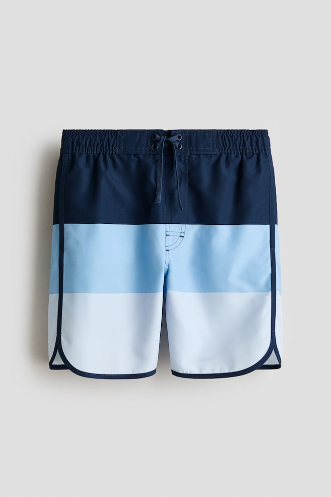 Badeshorts - Blau/Colourblocking - 1