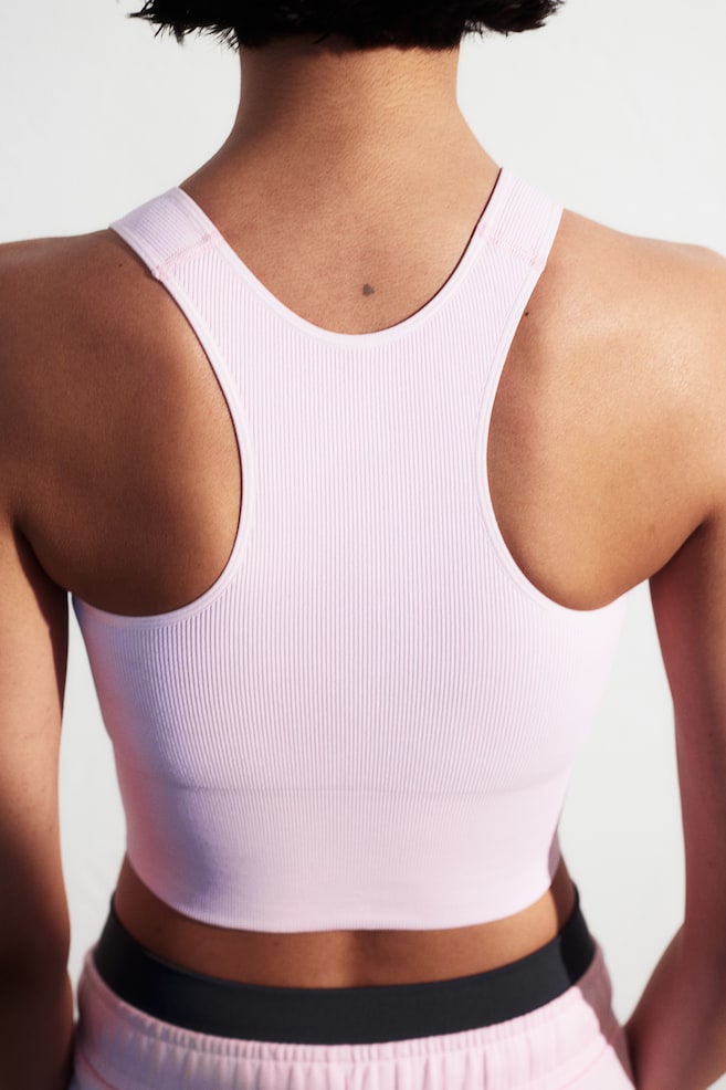DryMove™ Medium Support Sports bra - Light pink/Black/Grey marl/Cerise/dc/dc/dc - 6