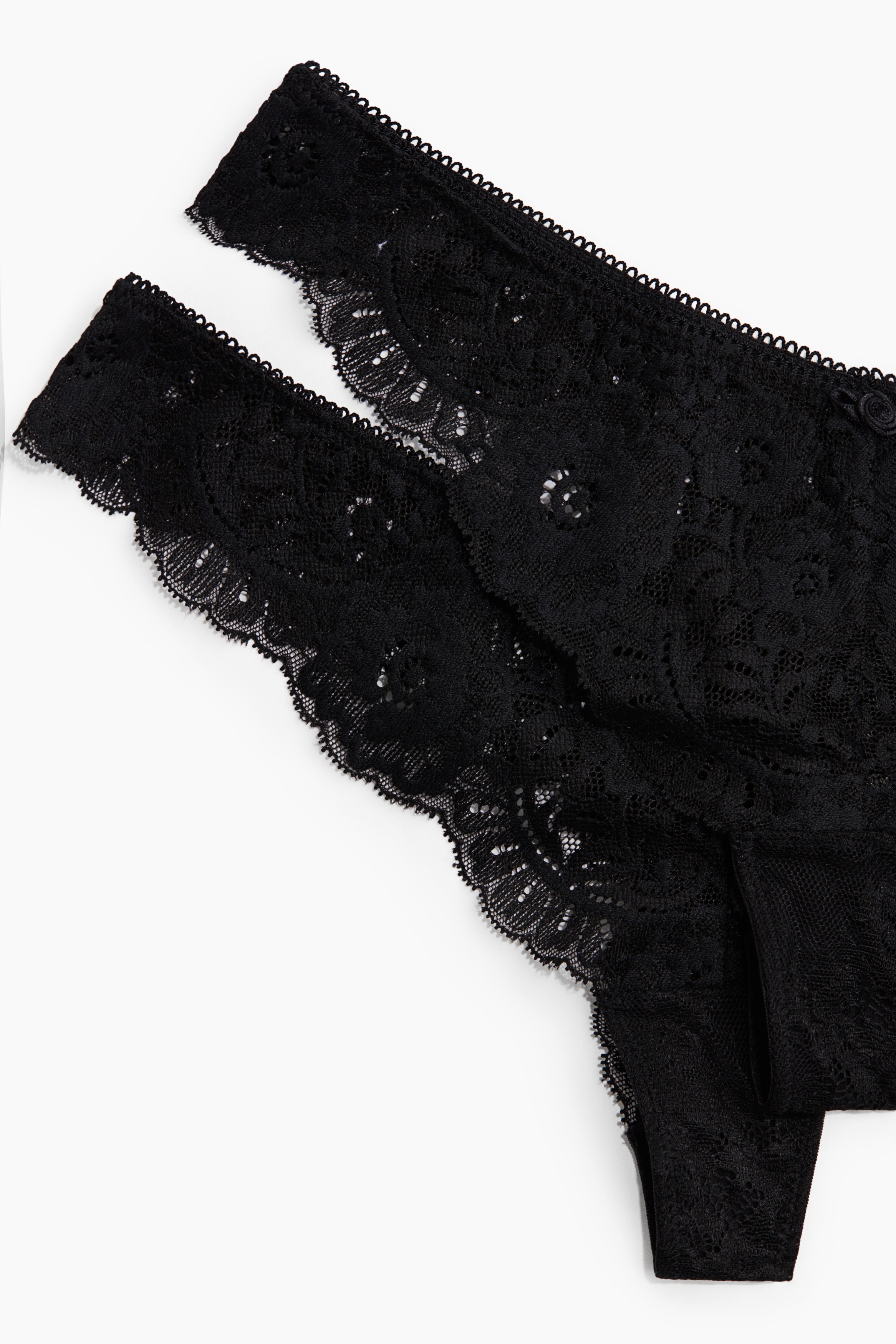 2-pack lace thong briefs