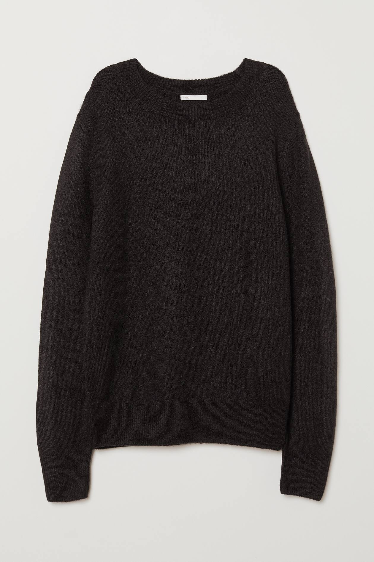 Fine-knit Sweater - Long sleeve - Black - Ladies | H&M US