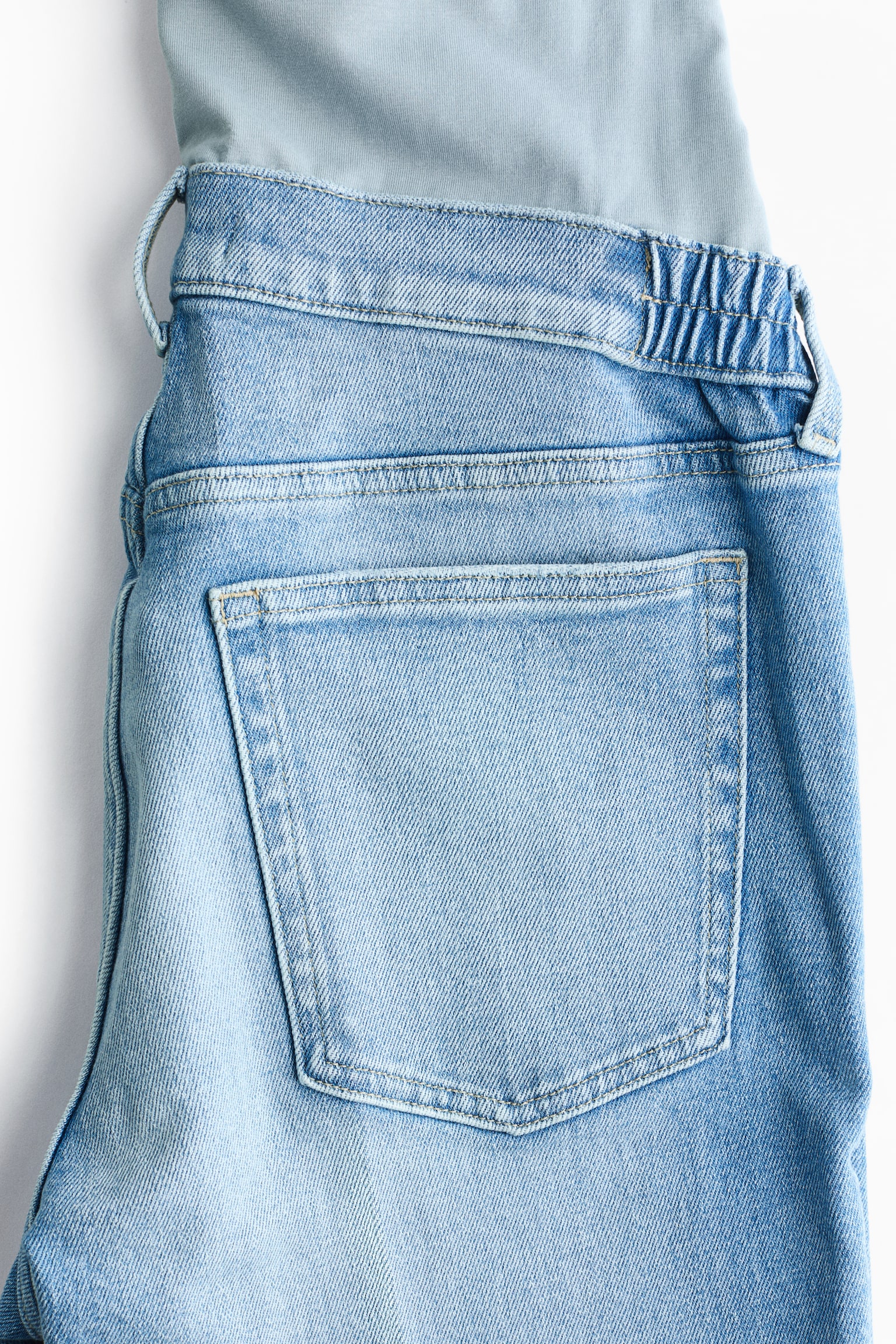 MAMA Slim Straight Ankle Jeans - Light denim blue/Dark denim blue - 4
