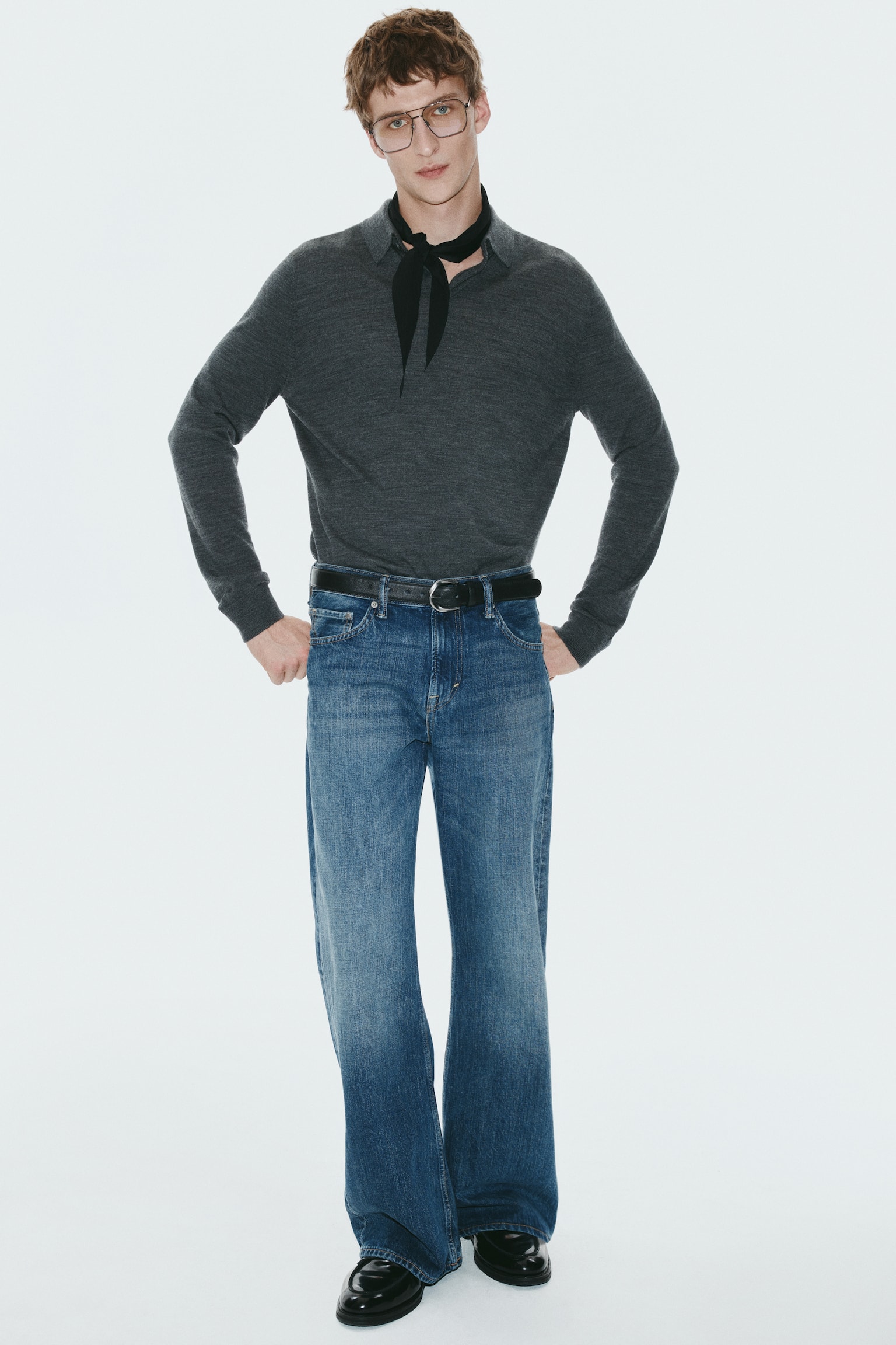 Relaxed Bootcut Jeans - Denim blue/Washed black/Denim blue/Denim grey/Light denim blue/Denim brown - 3