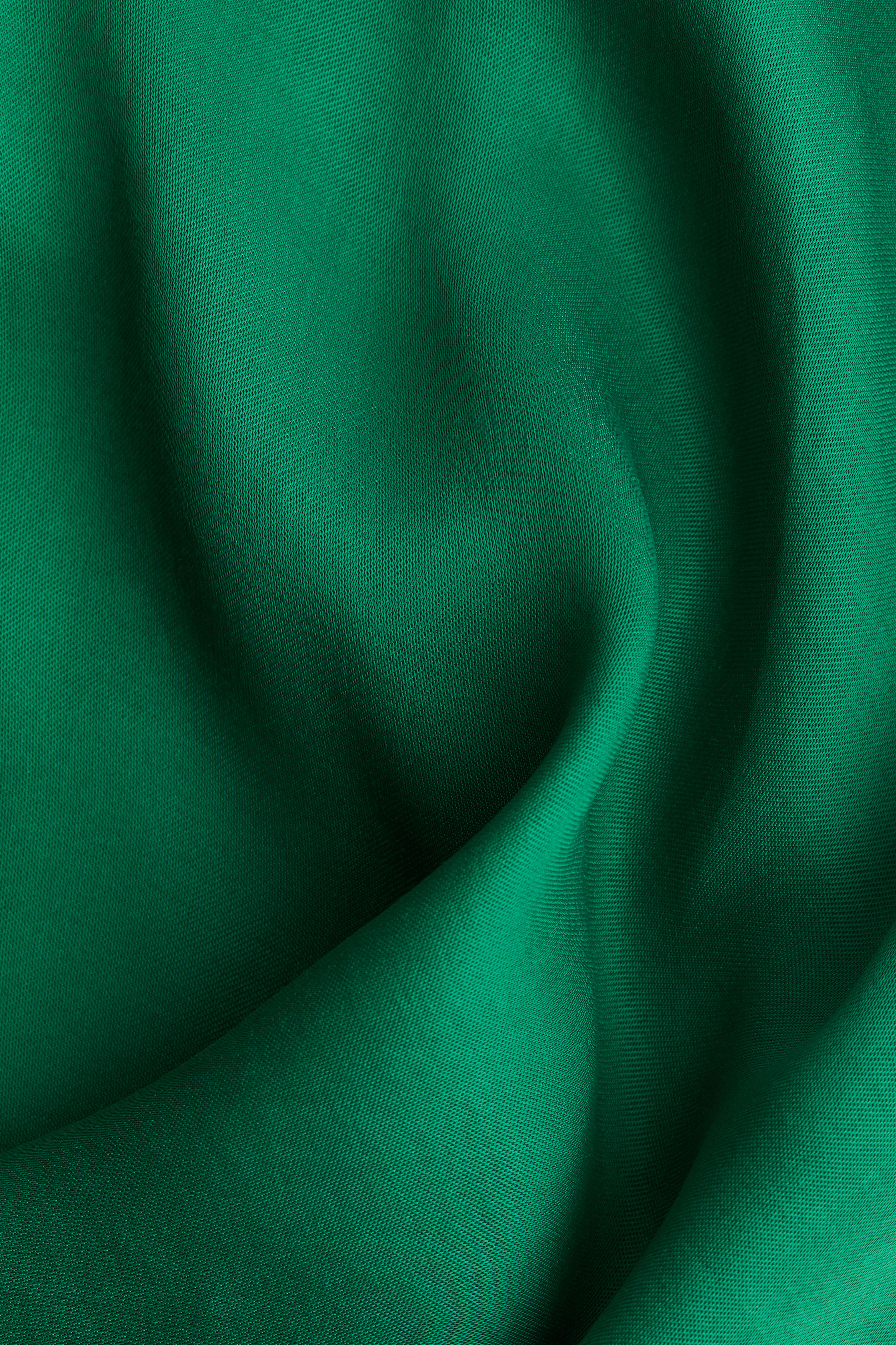 Flared Satin Dress