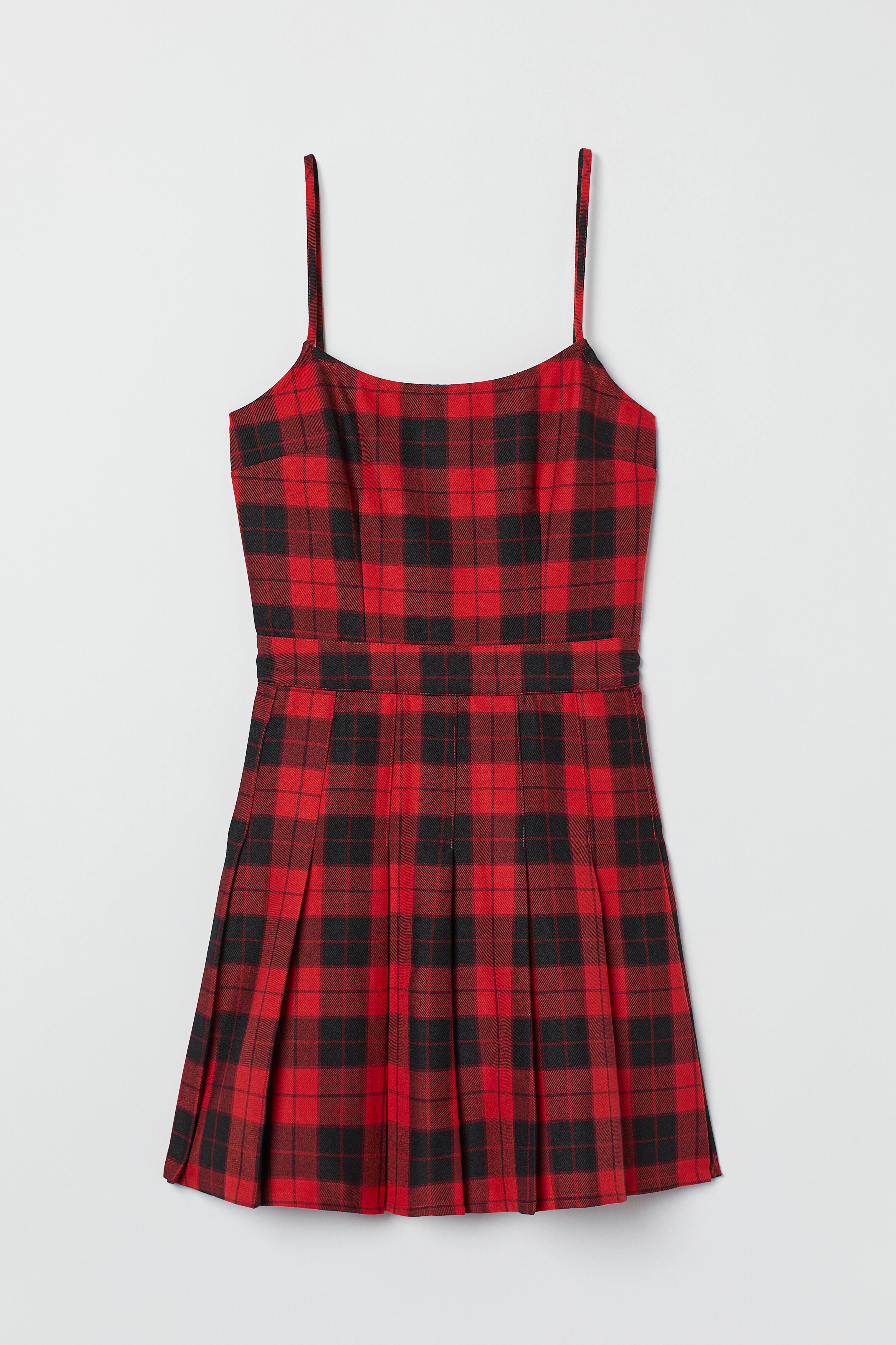 Hollister plaid dress hotsell