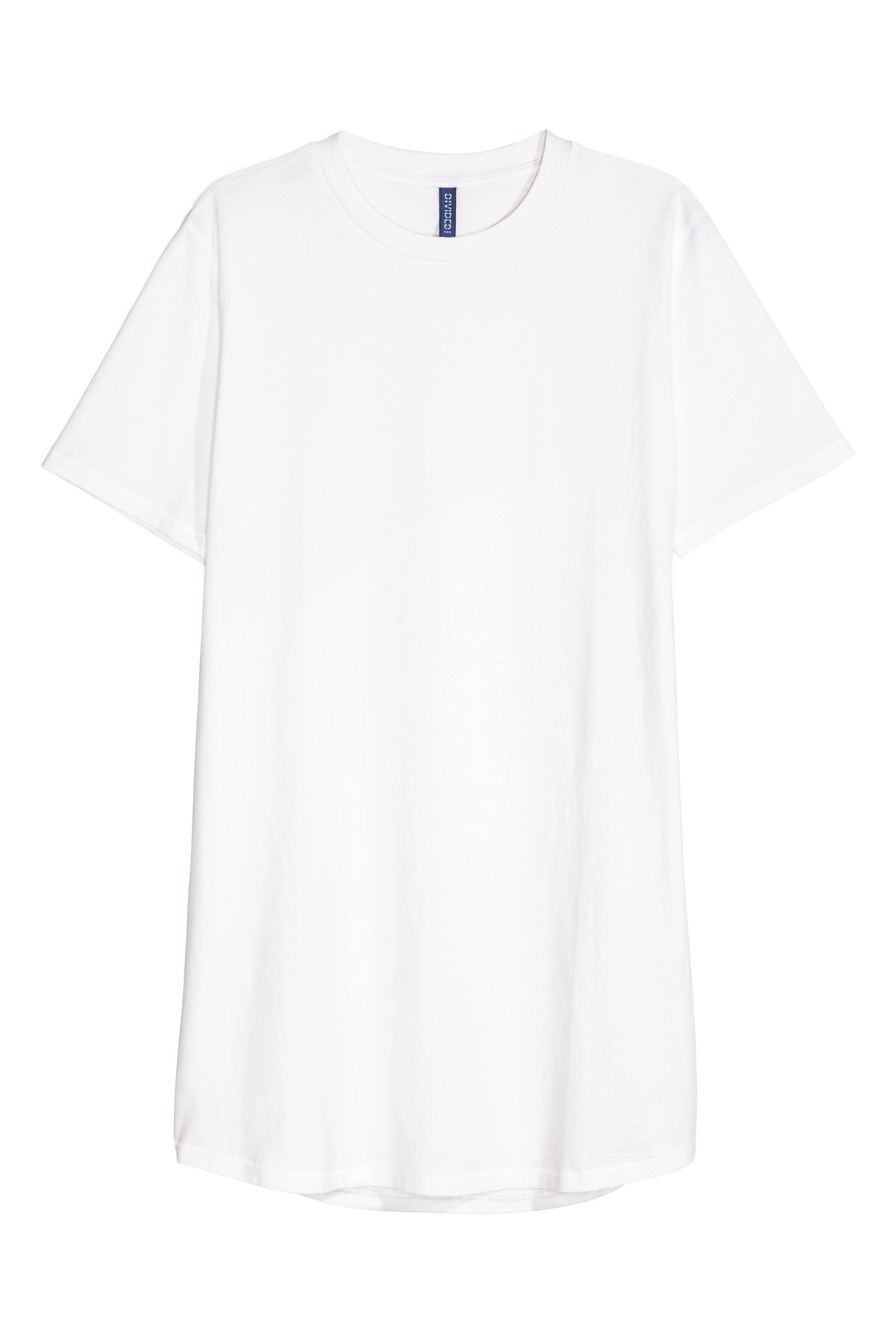 Ver imagen más grande: Camiseta larga - Blanco - HOMBRE | H&M ES 1