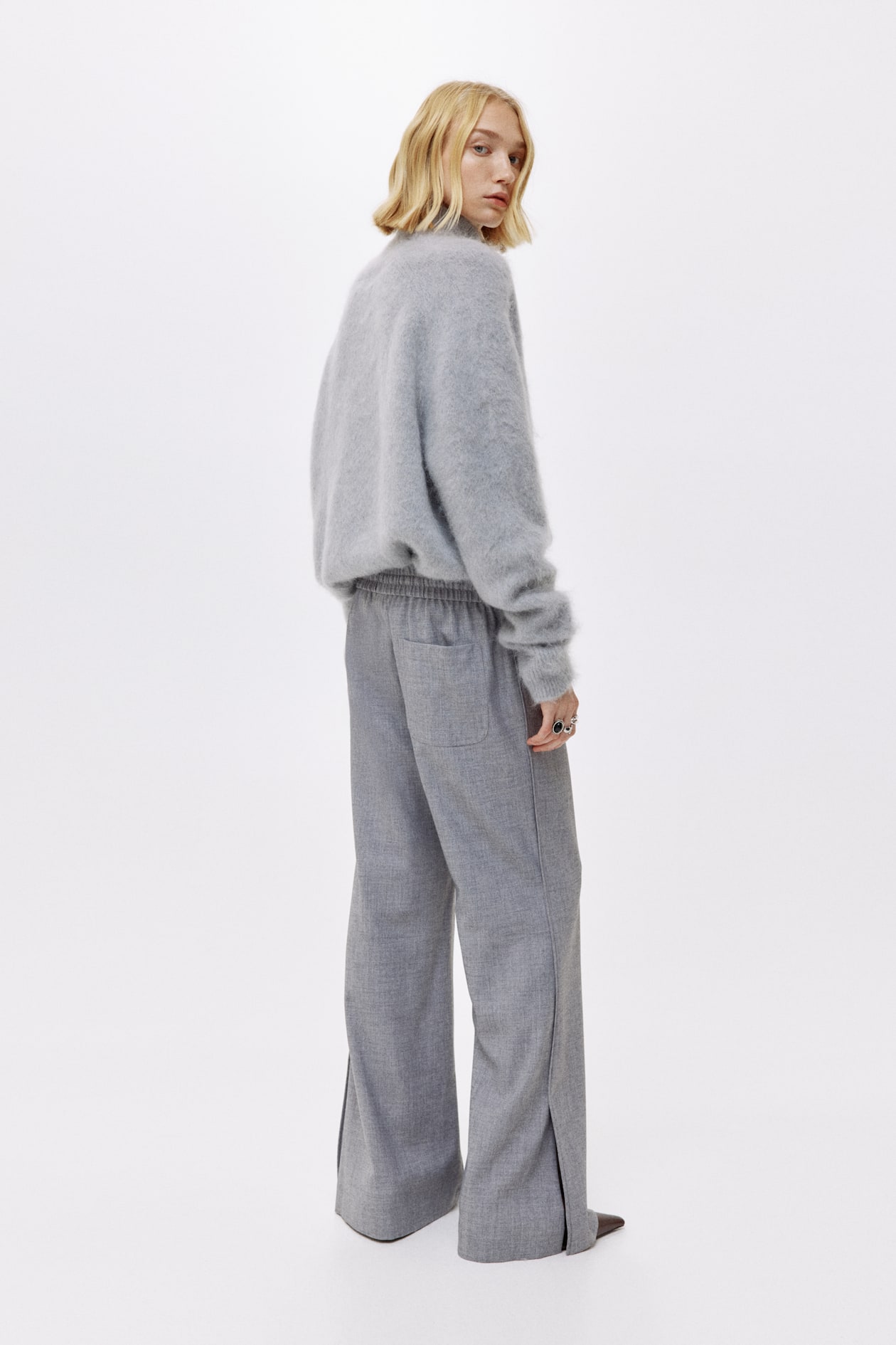 Flared Drawstring Pants - image 4