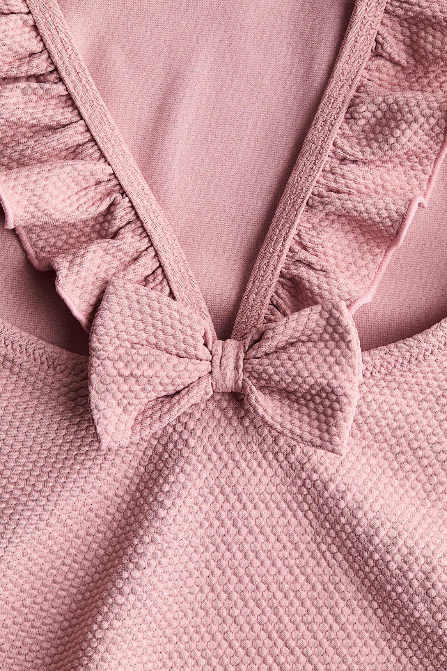 Plavky s volánkem - Růžová/Modrá/bílý proužek - 2