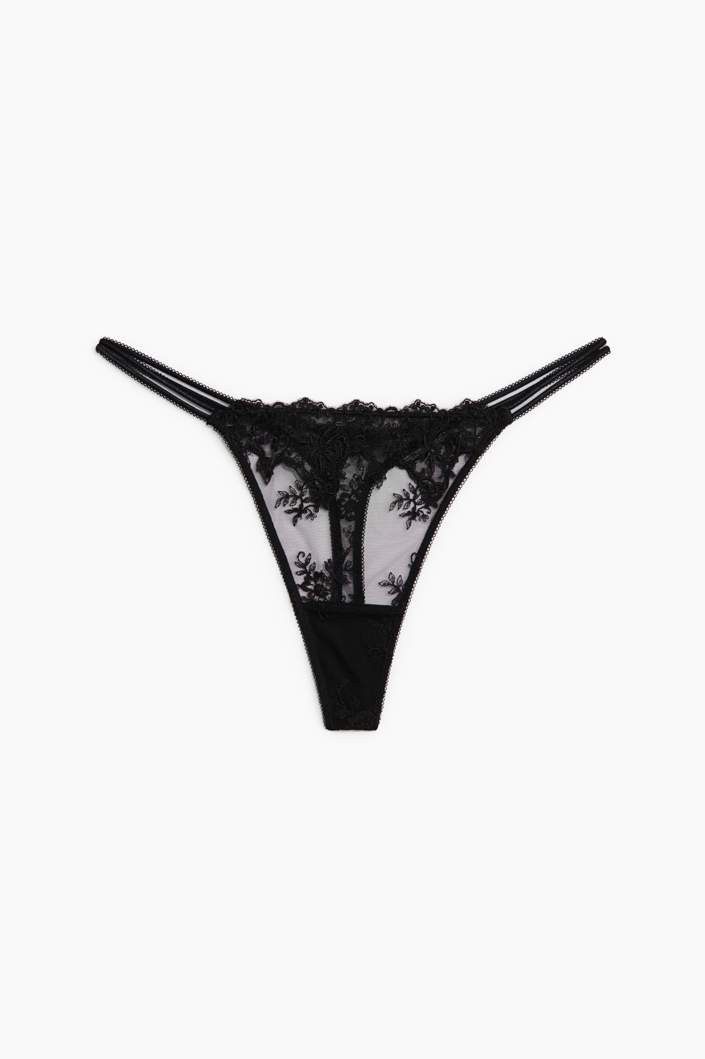 Brodert stringtruse tanga
