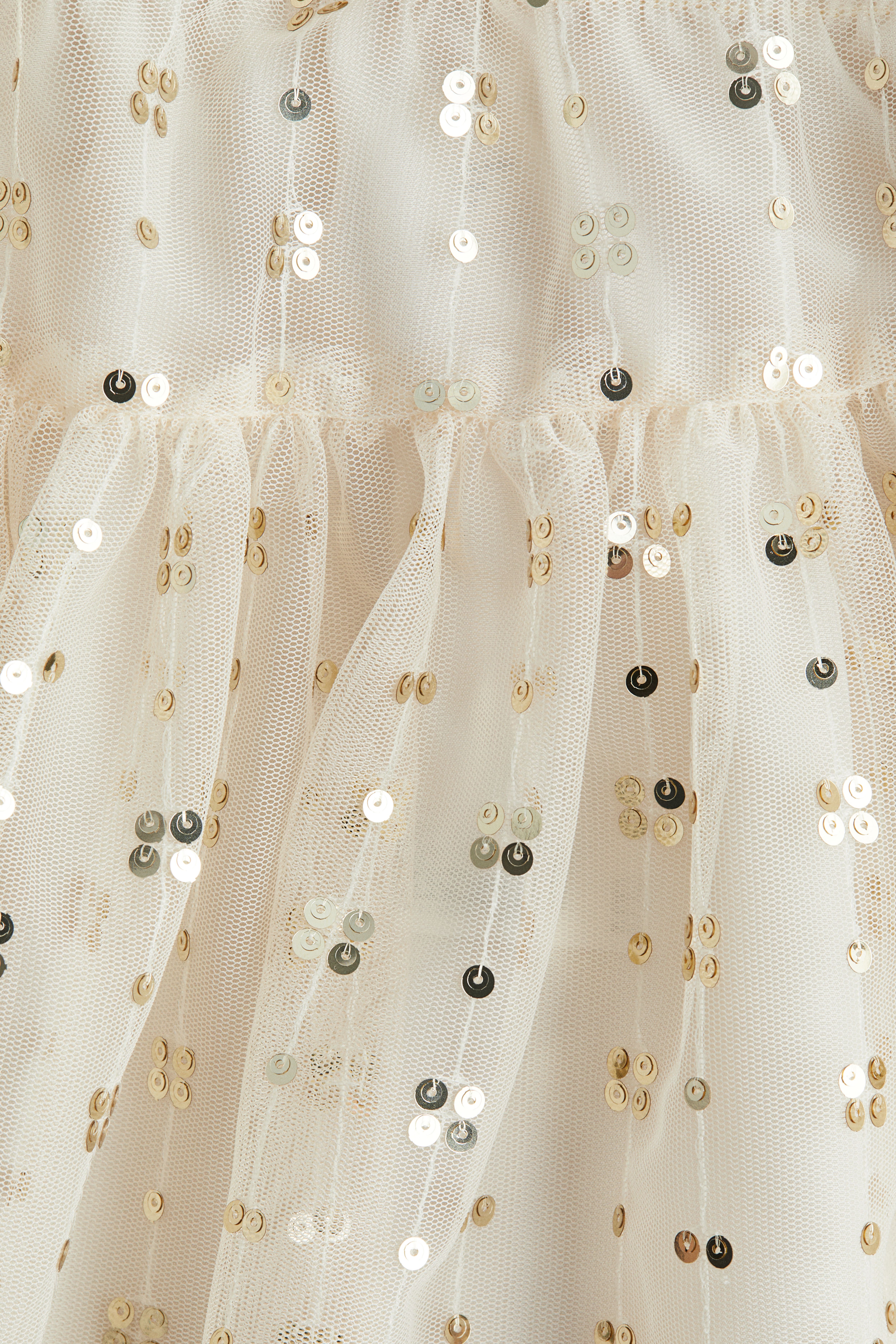 Sequined Tulle Skirt