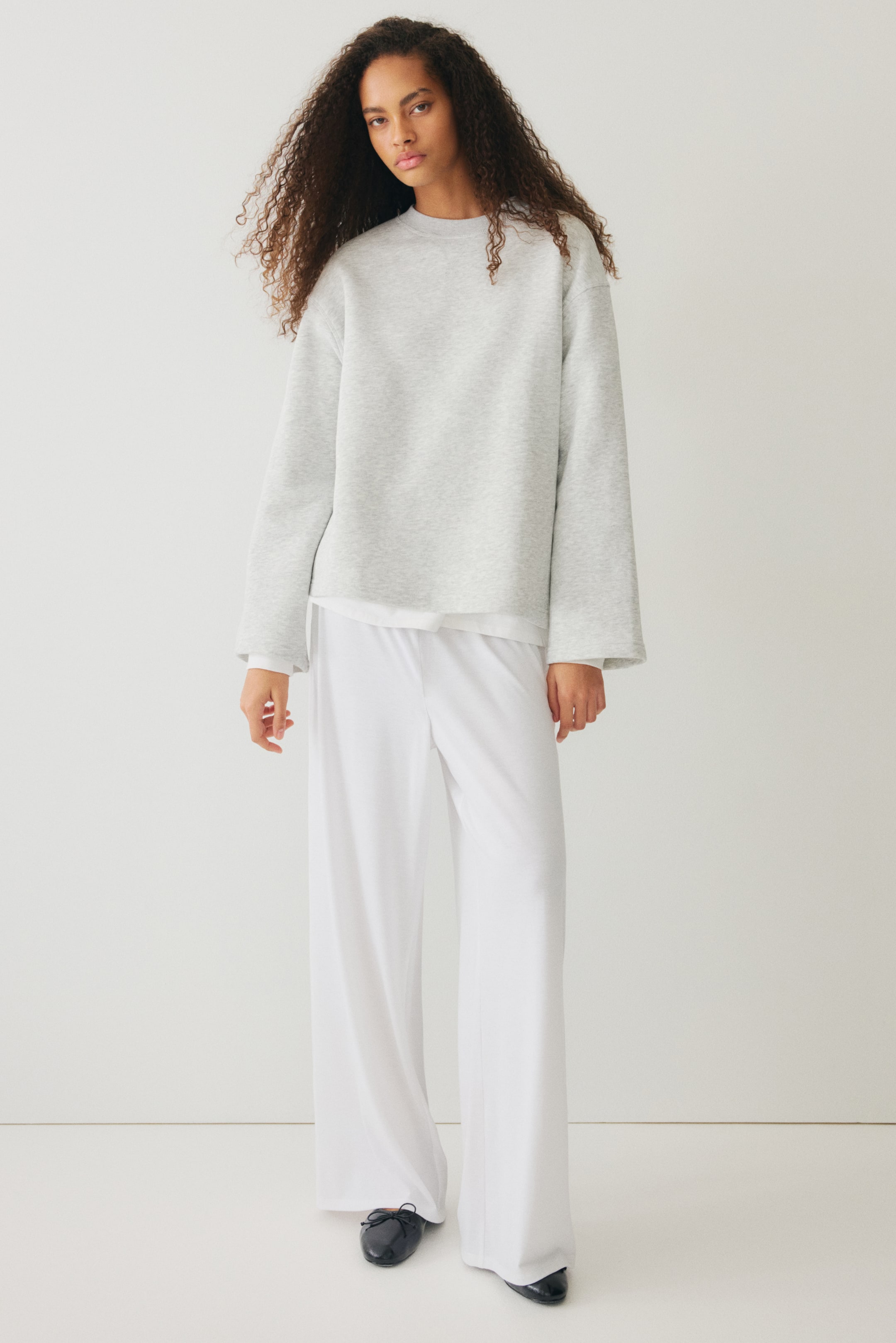 Agrandir l'image: Sweat oversize - Gris clair chiné - FEMME | H&M CH 2