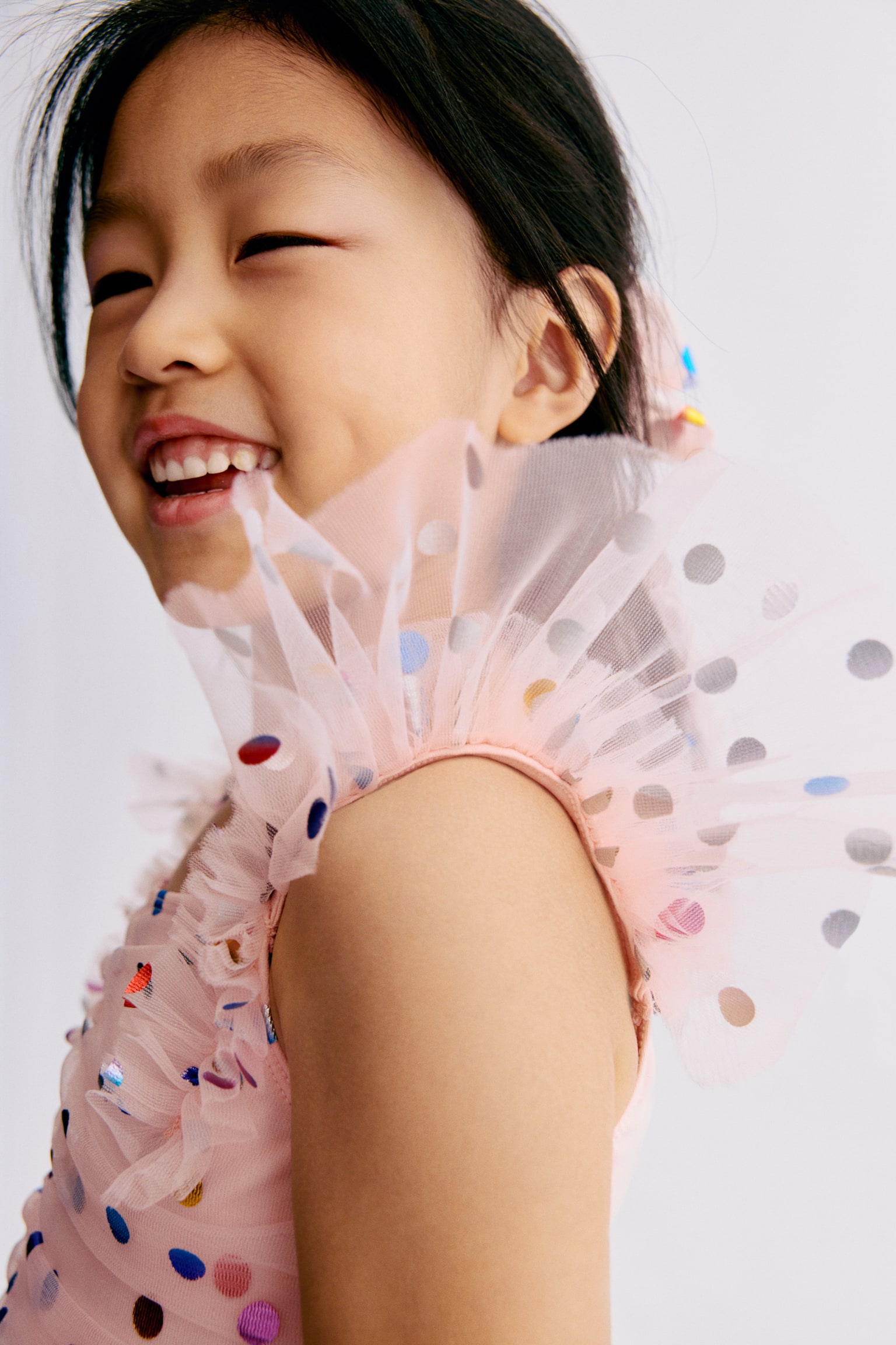 Akrobata balerina jelmez - Rózsaszín/pöttyös - 6