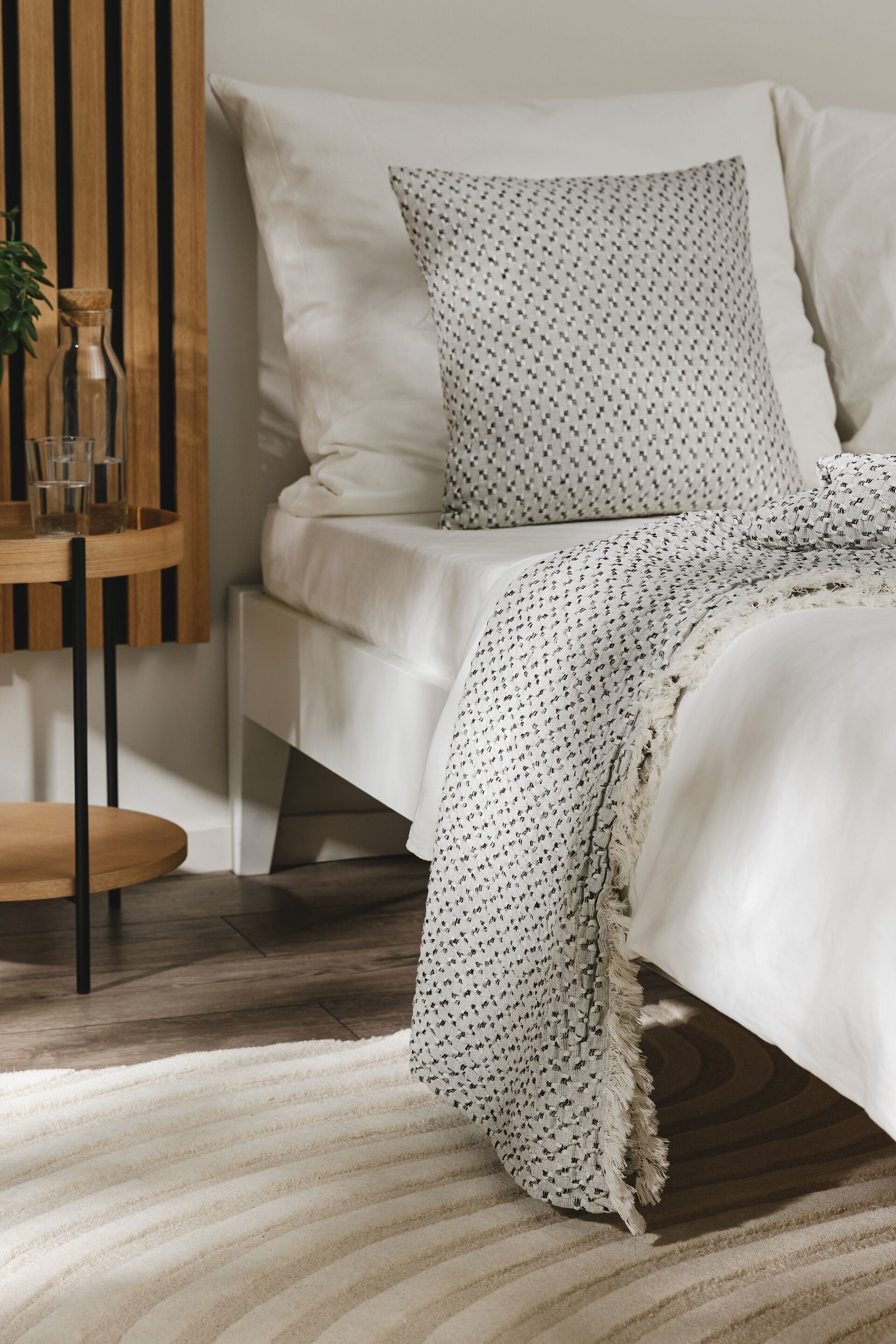 Plad Vanida - Grijs/Beige