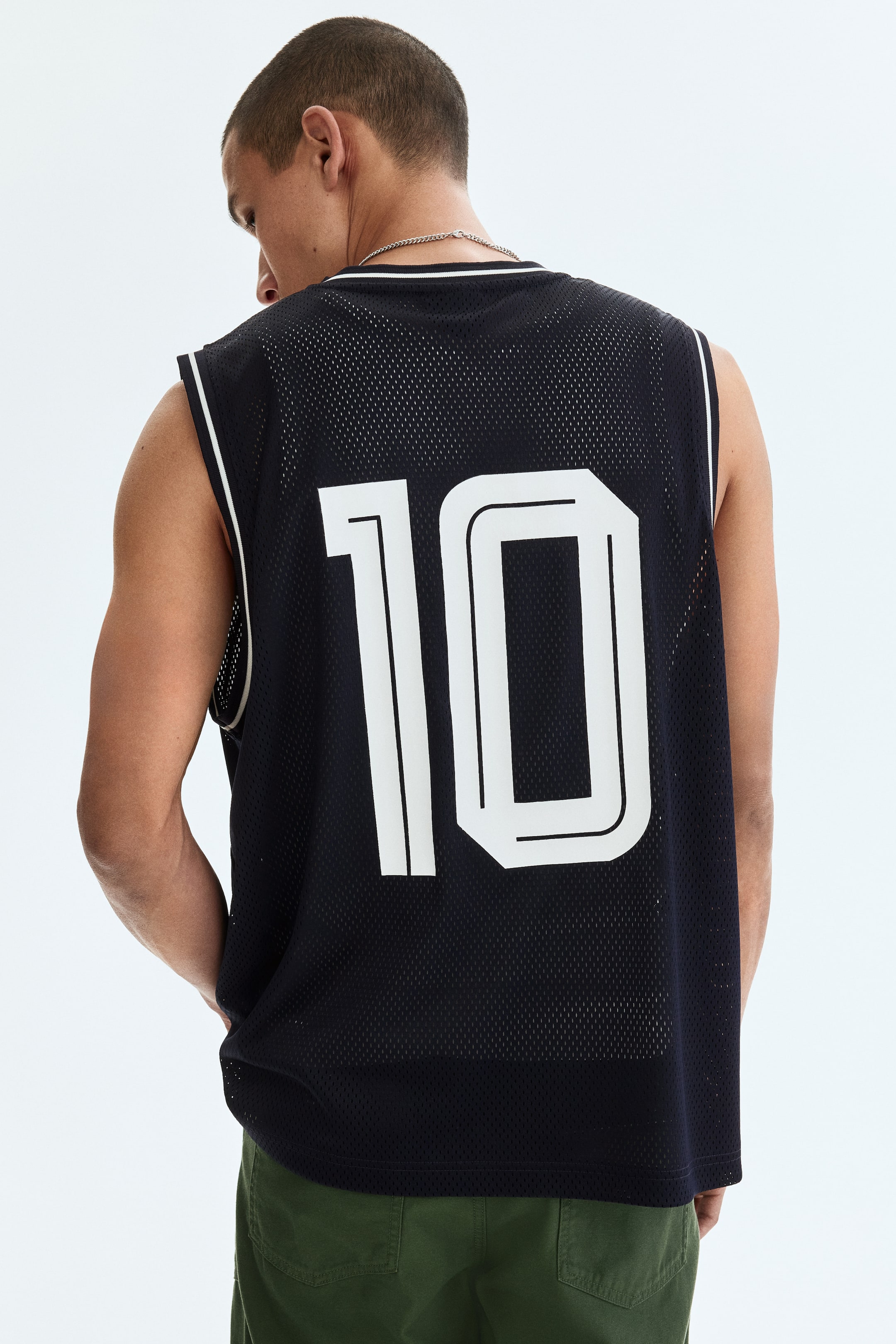 Camisole décontractée en filet imprimé