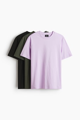3-pack T-shirt Regular Fit