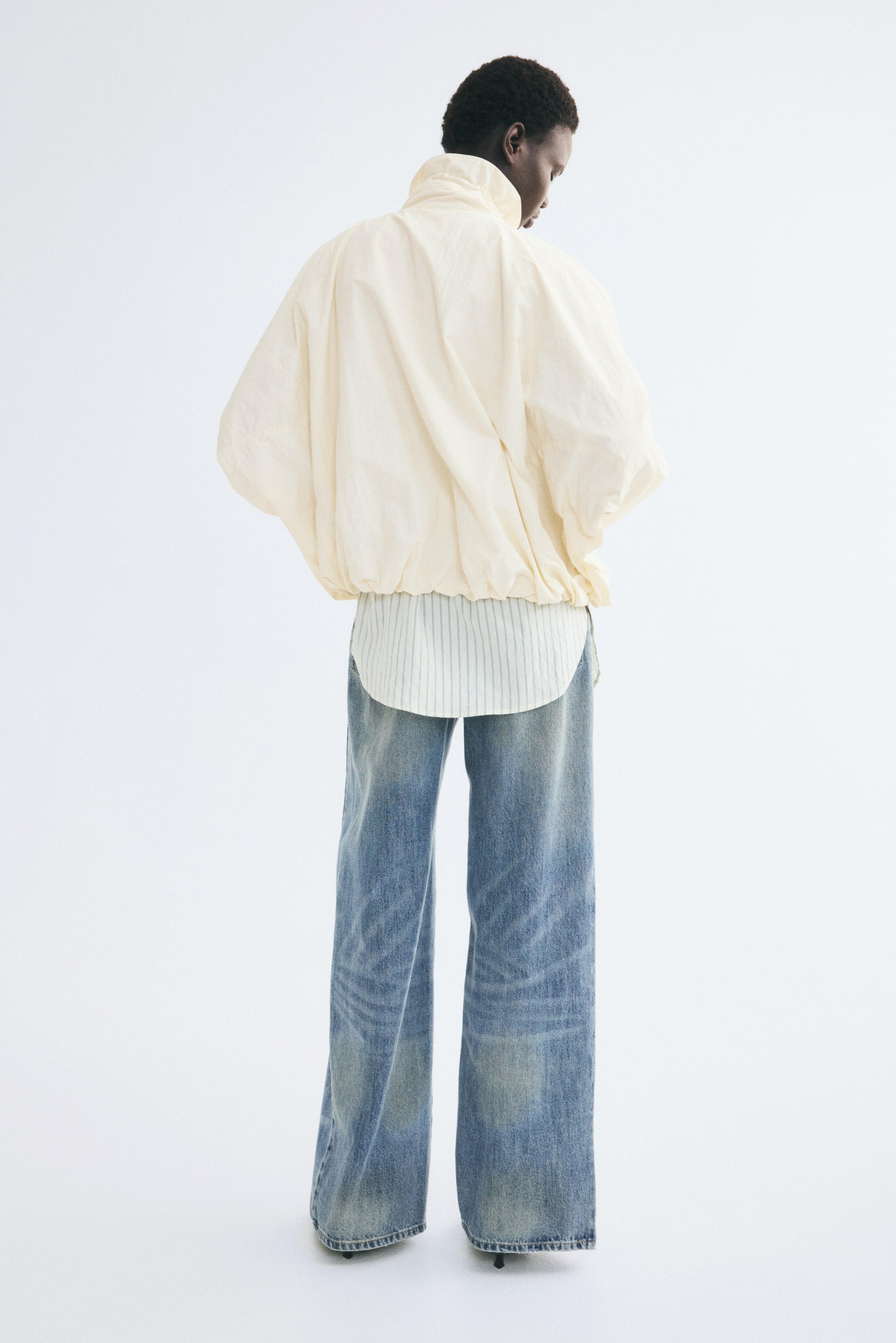 Oversized Nylon Jacket