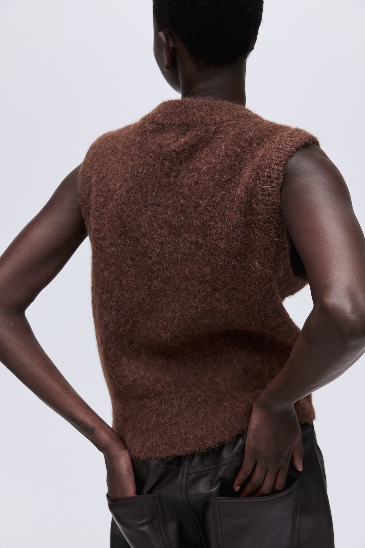 Alpaca-Blend Sweater Vest - image 4