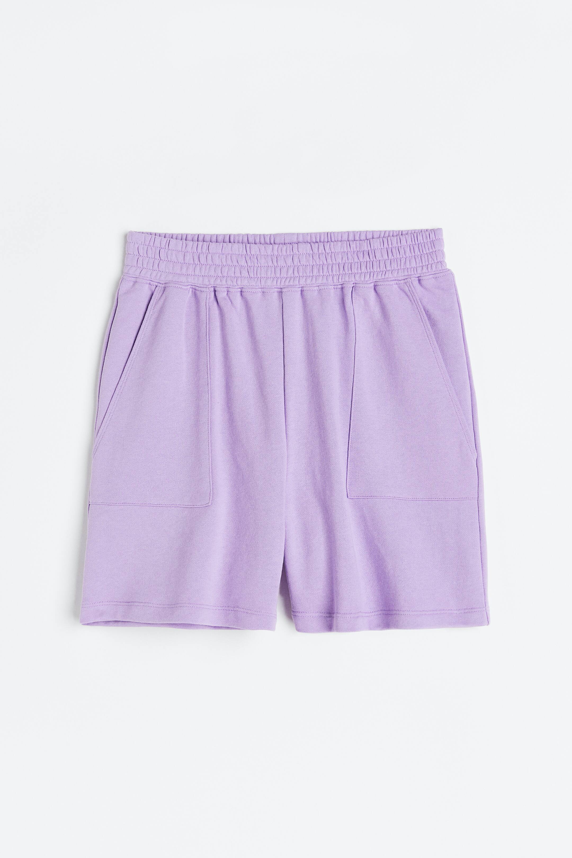 Xem ảnh lớn hơn: Quần short nỉ - Màu tím nhạt - Ladies | H&M VN 1
