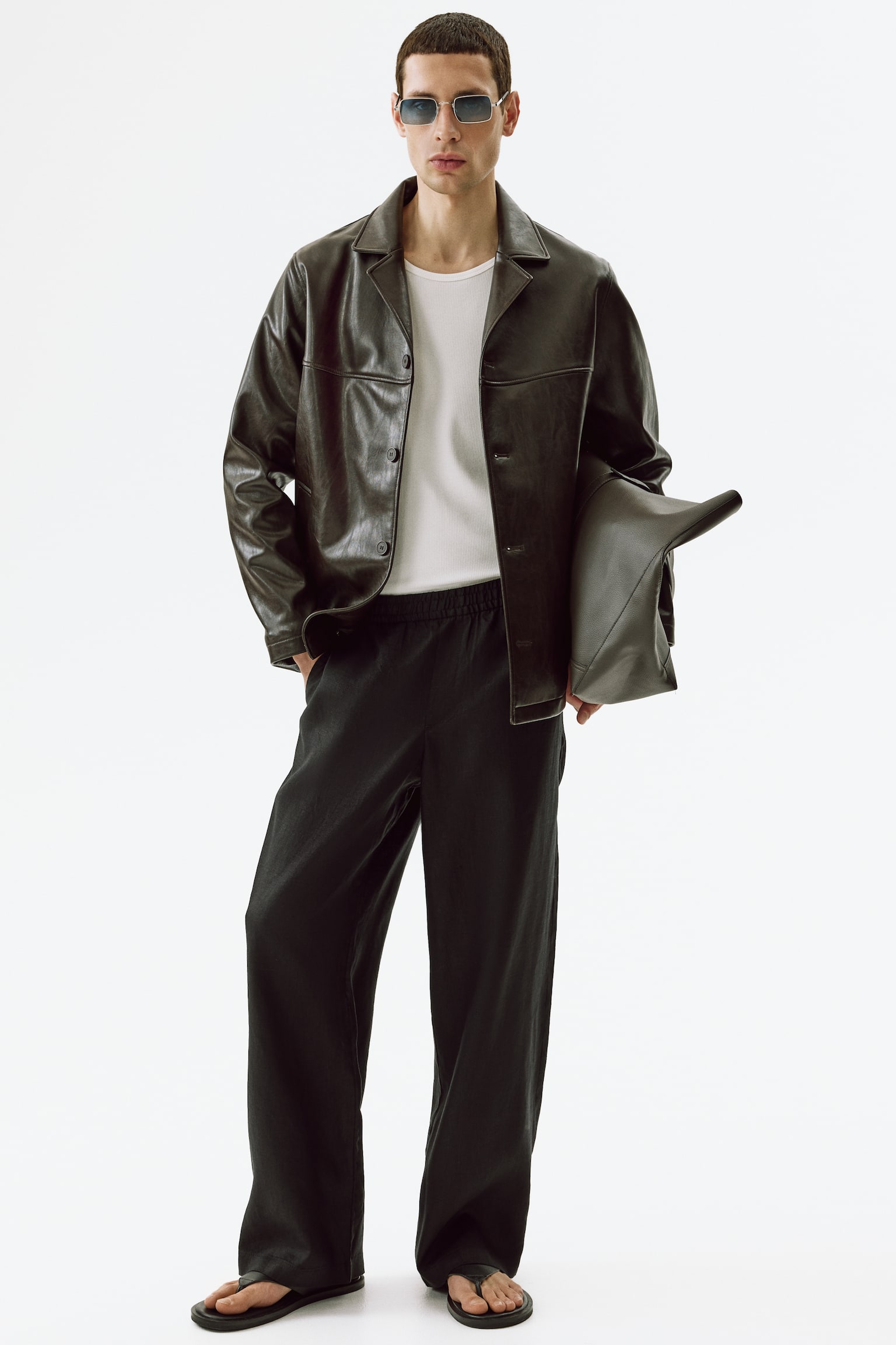 Loose Fit Linen trousers - 1